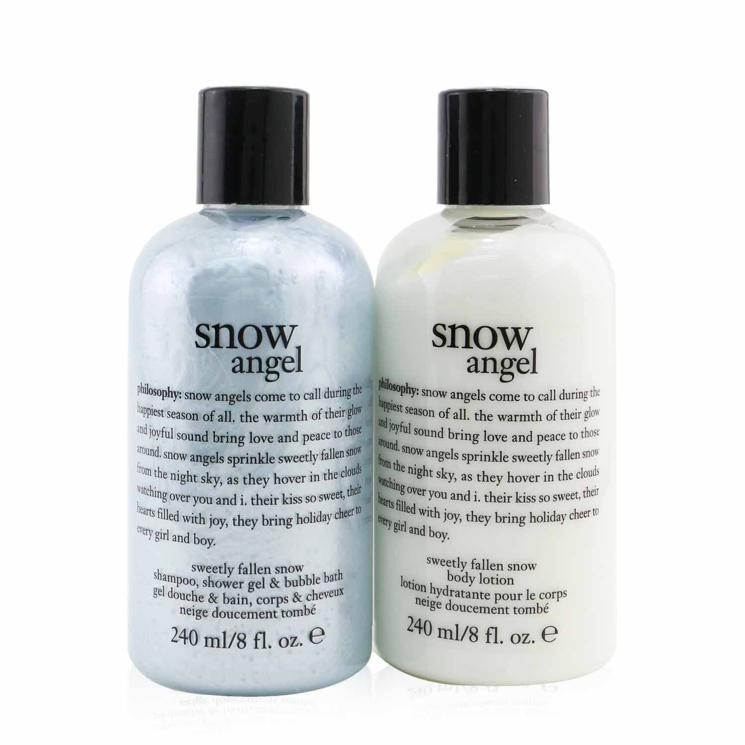 Philosophy Snow Angel Duo: Shower Gel 240ml + Body Lotion 240ml 2pcs
