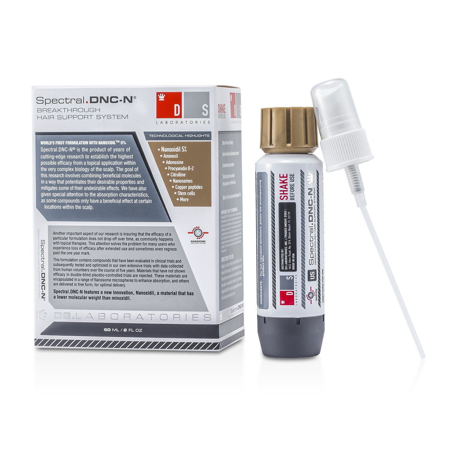 DS Laboratories Spectral DNC-N Breakthrough Hair Support System 60ml/2oz