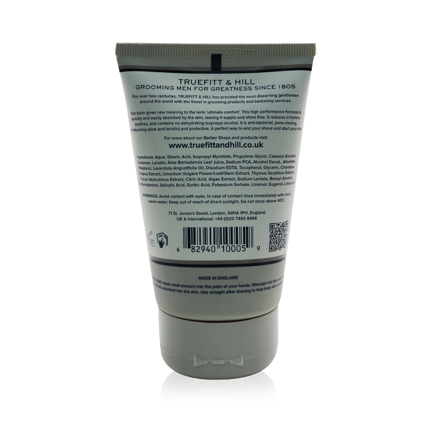 Truefitt & Hill Ultimate Comfort Aftershave Balm 100ml/3.4oz