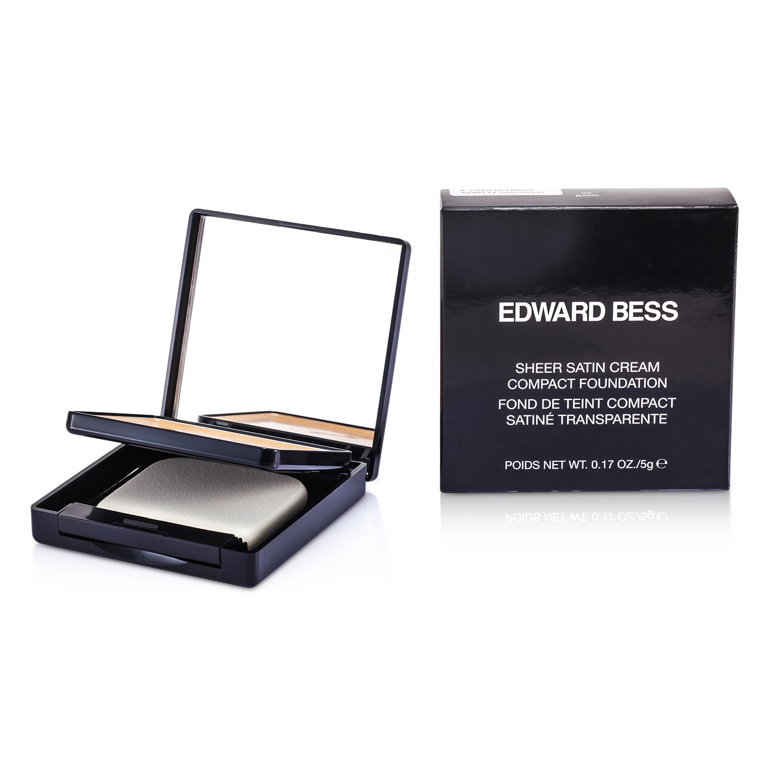 Edward Bess Saténový make up Sheer Satin Cream Compact Foundation 5g/0.17oz