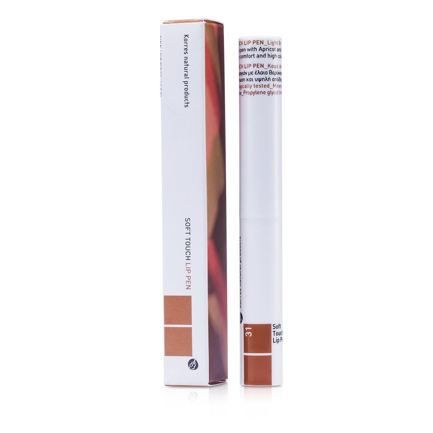 Korres Svičnik za ustnice (z oljem iz marelice in riževih otrob) Soft Touch Lip Pen (With Apricot & Rice Bran Oils) 2g/0.07oz