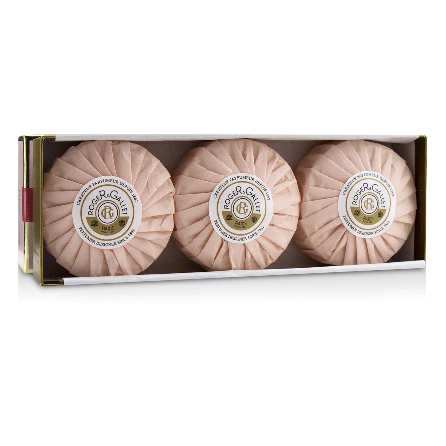 Roger & Gallet Estuche jabones perfumados Rose 3x100g/3.5oz