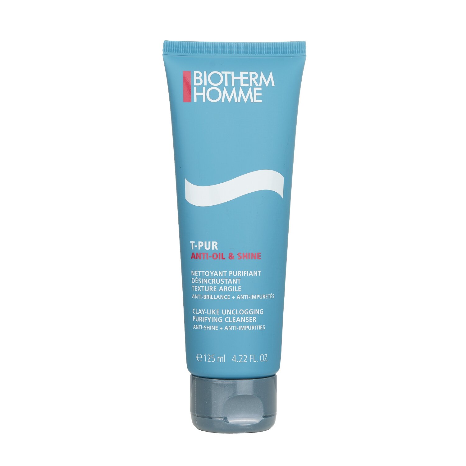 Biotherm Żel do mycia twarzy oczyszczający pory Homme T-Pur Clay-Like Unclogging Purifying Cleanser 125ml/4.22oz