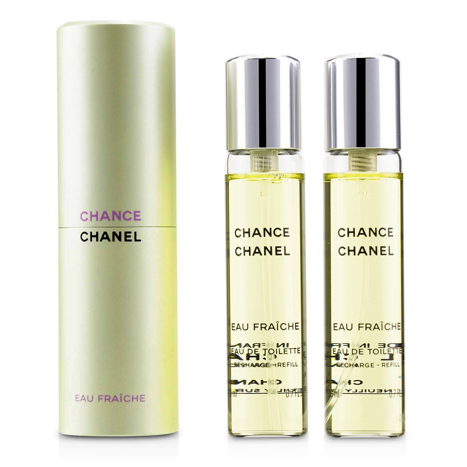 Chanel Woda toaletowa EDT Chance Eau Fraiche Twist & Spray 3x20ml/0.7oz