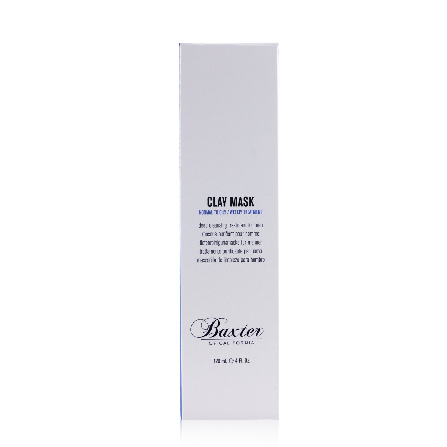 Baxter Of California Clay Mask (Normal to Oily Skin) 120ml/4oz