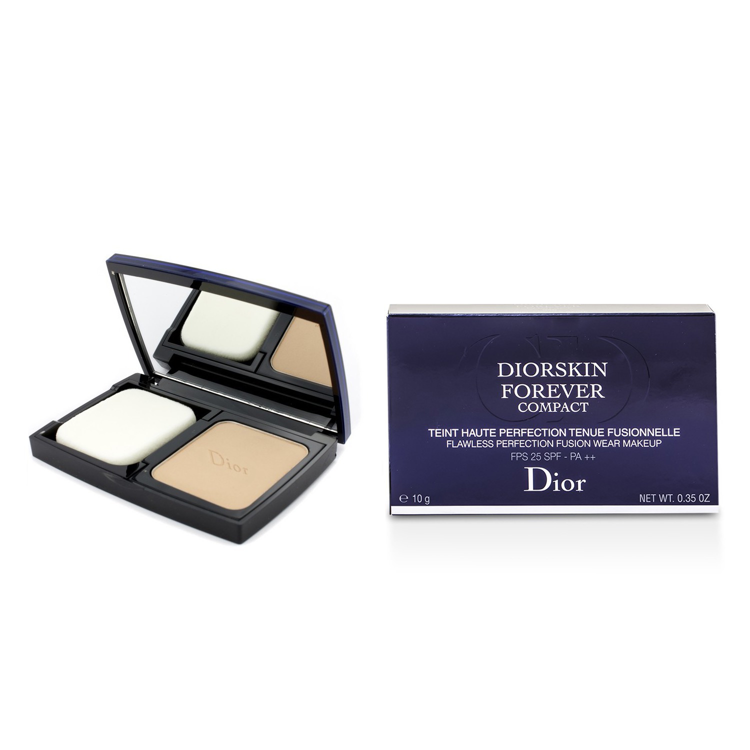 Christian Dior Diorskin Forever Compact Flawless Perfection Fusion Wear Makeup SPF 25 10g/0.35oz