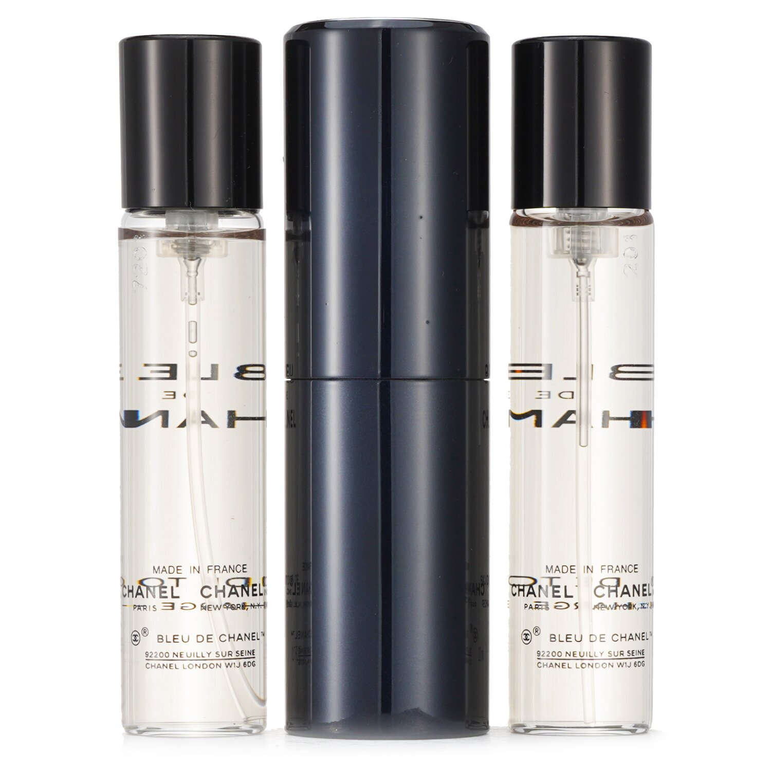 Chanel Bleu De Chanel Eau De Toilette Travel Spray & Two Refills 3x20ml/0.7oz