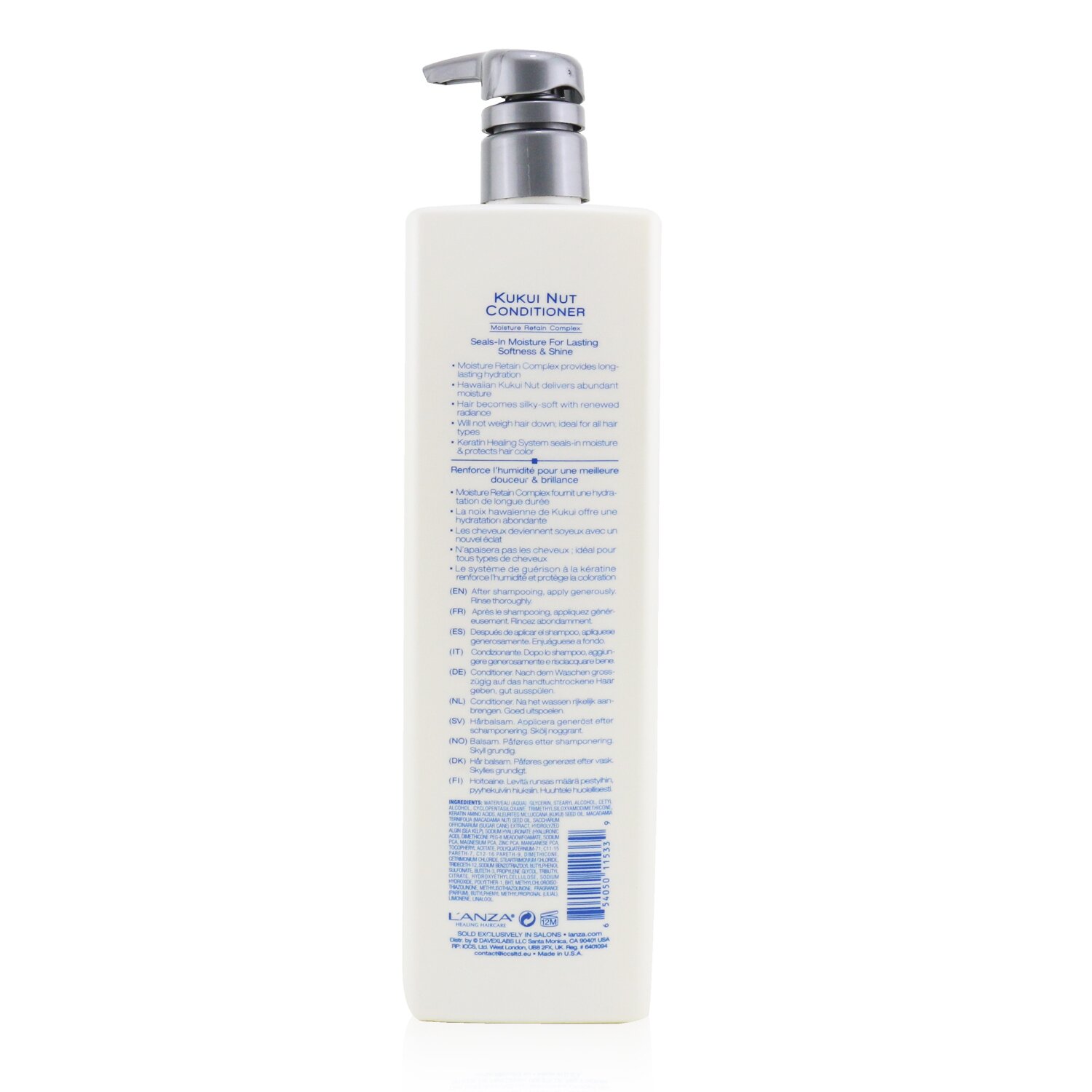 Lanza Healing Moisture Kukui Nut Conditioner 1000ml/33.8oz