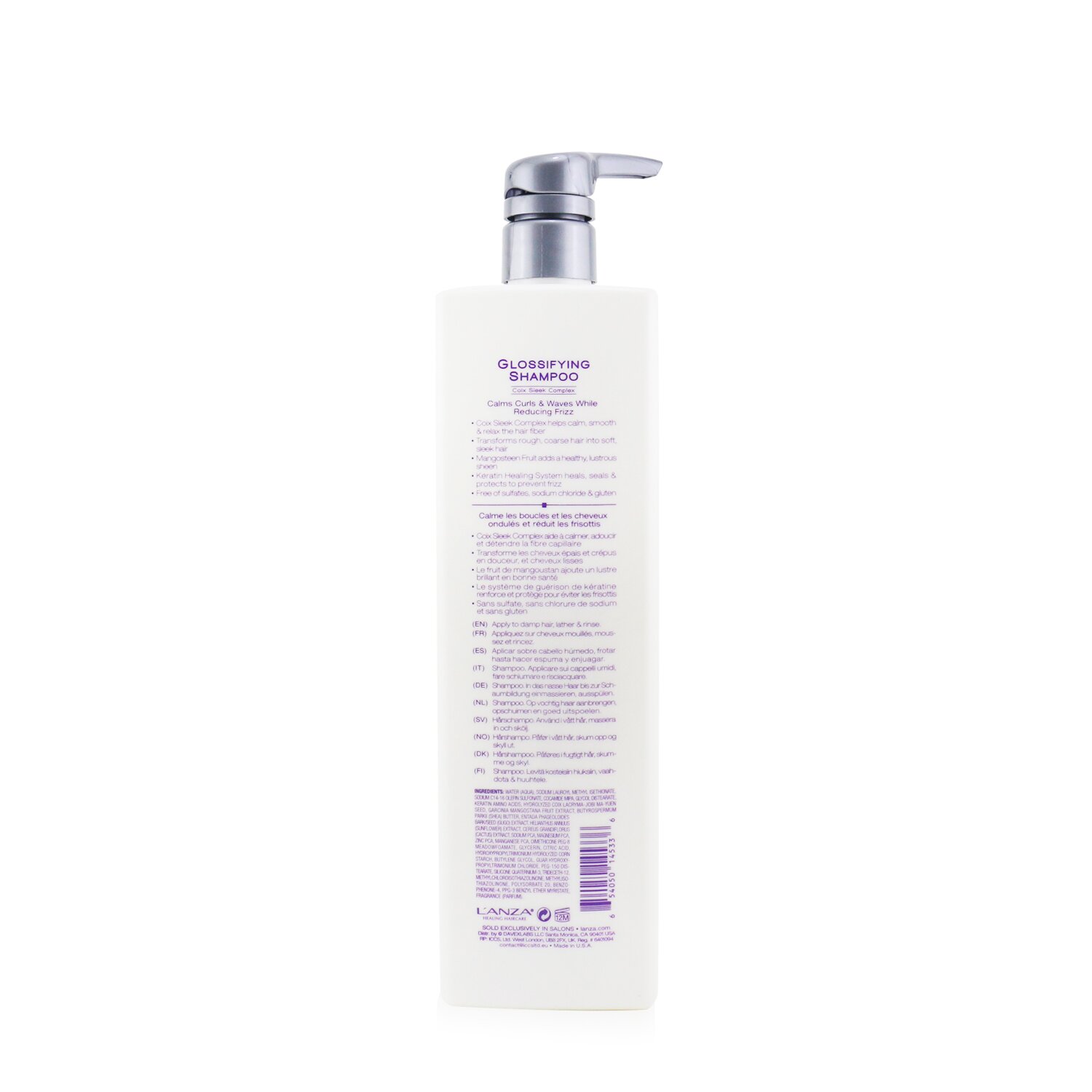 Lanza Healing Smooth Glossifying Shampoo 1000ml/33.8oz