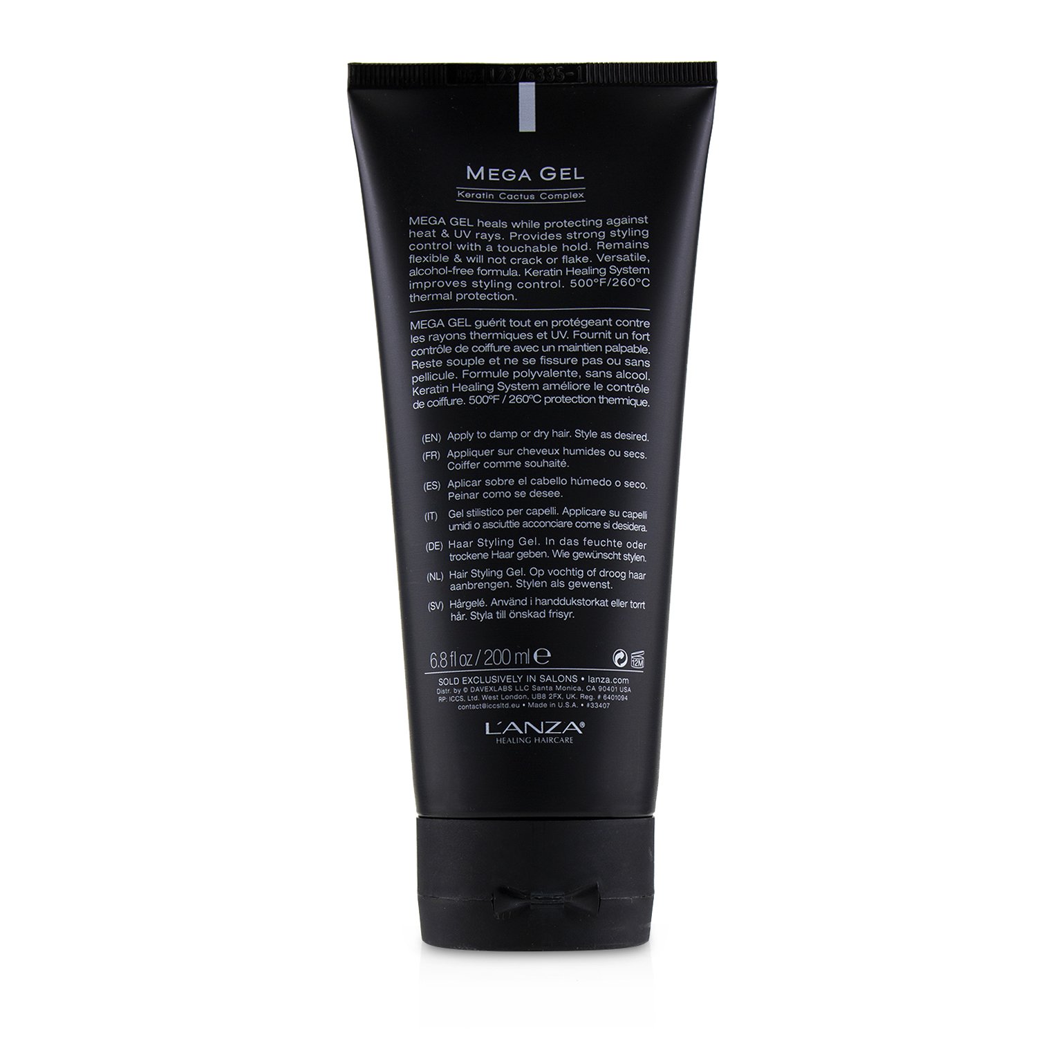 Lanza Healing Style Mega Gel (Control 8) 200ml/6.8oz
