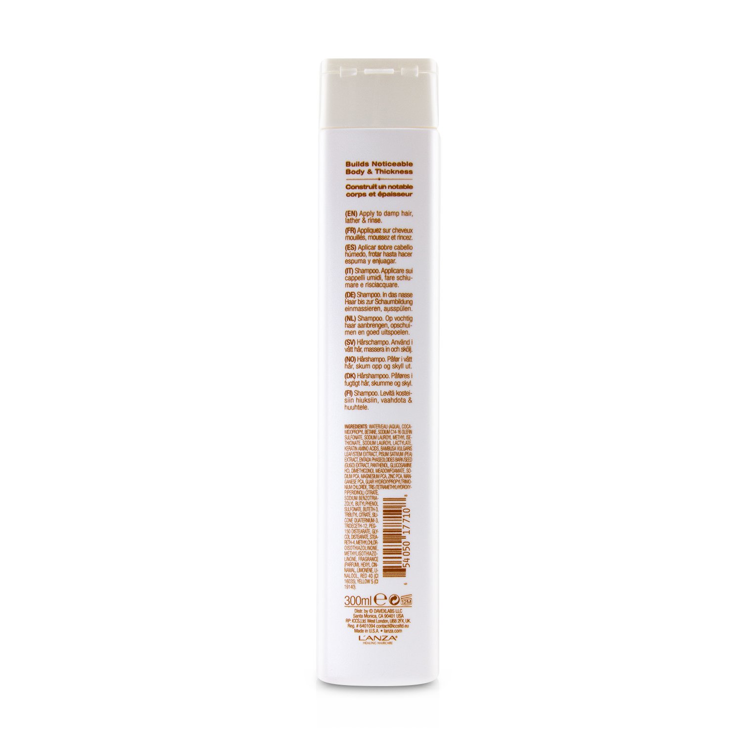 Lanza Healing Volume Thickening Shampoo 300ml/10.1oz
