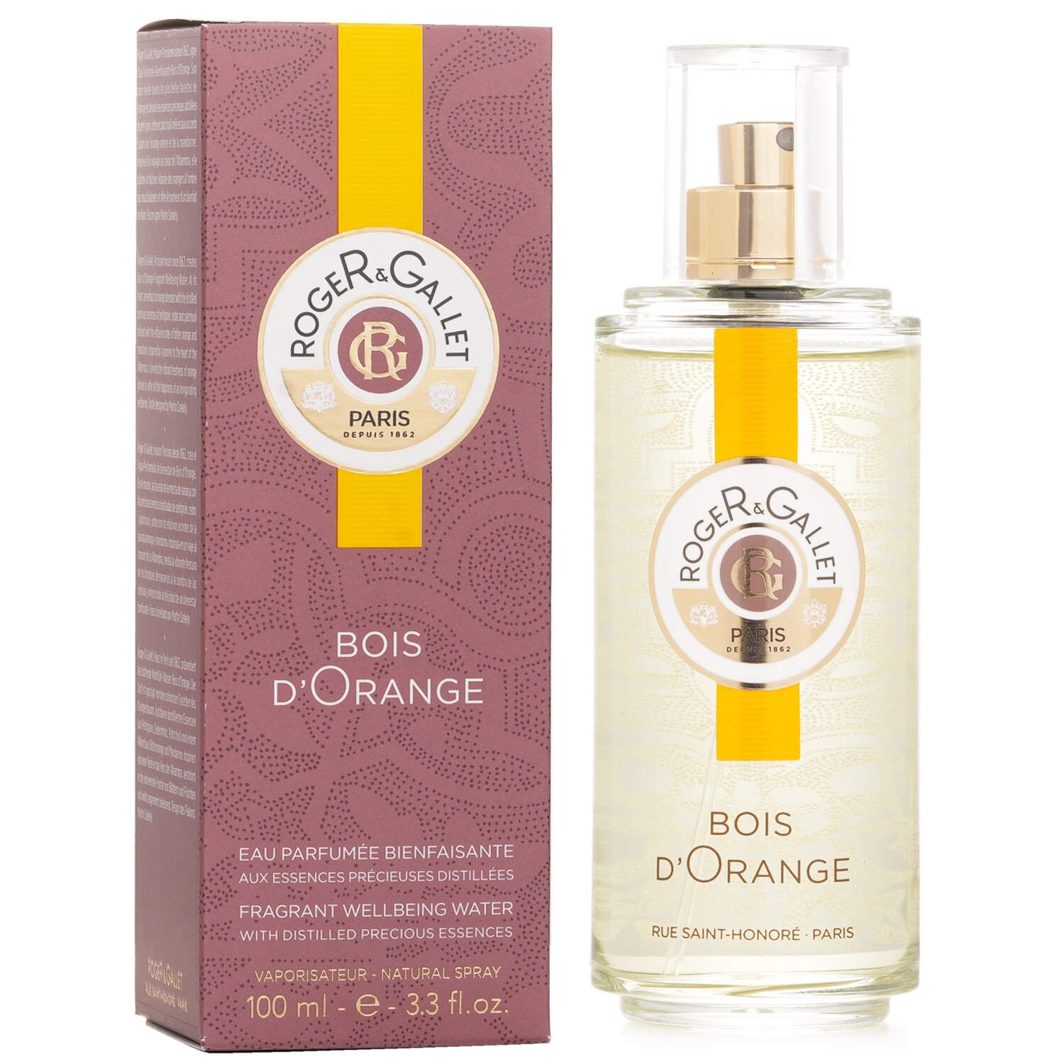 Roger & Gallet Bois d' Orange Свежа Ароматна Вода Спрей 100ml/3.3oz