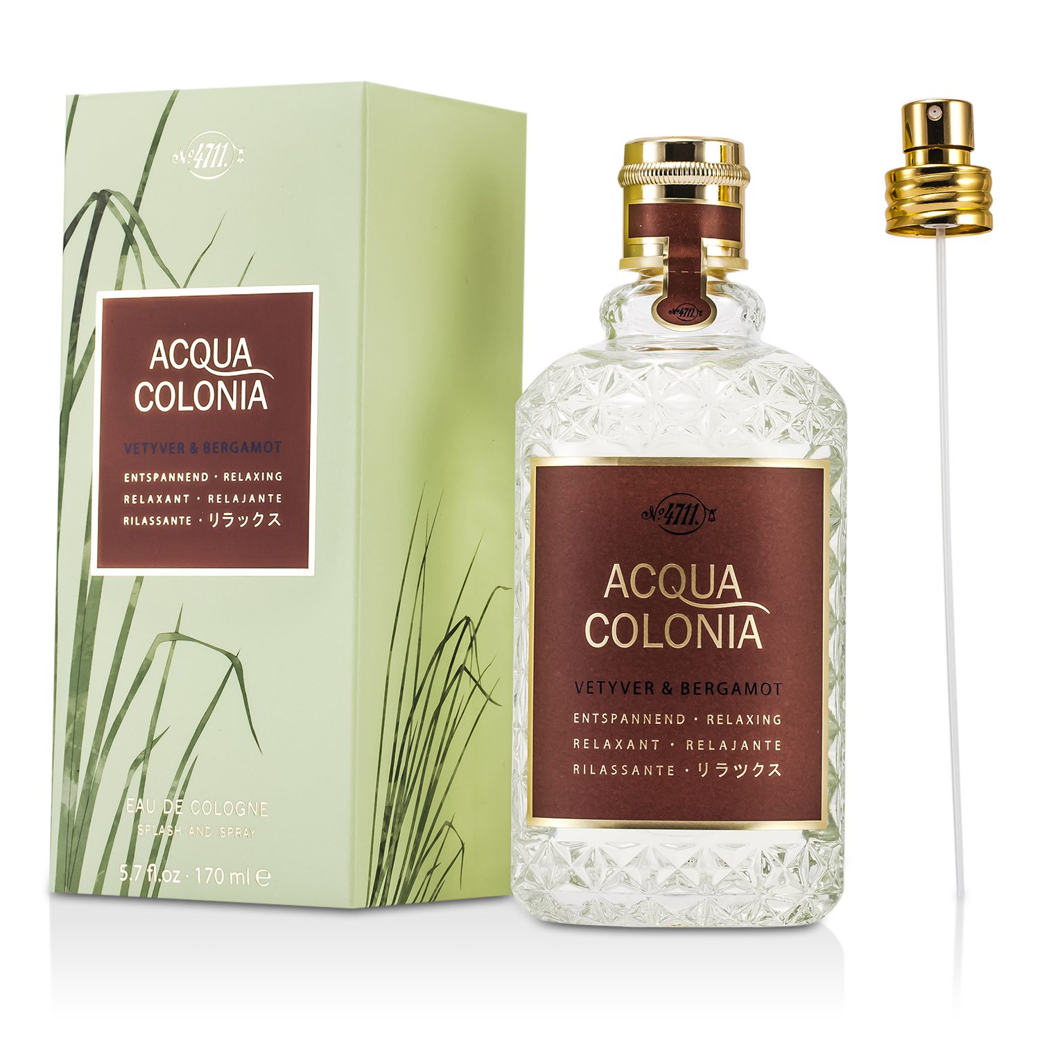 4711 Acqua Colonia Vetyver & Bergamot Eau De Cologne Spray 170ml/5.7oz