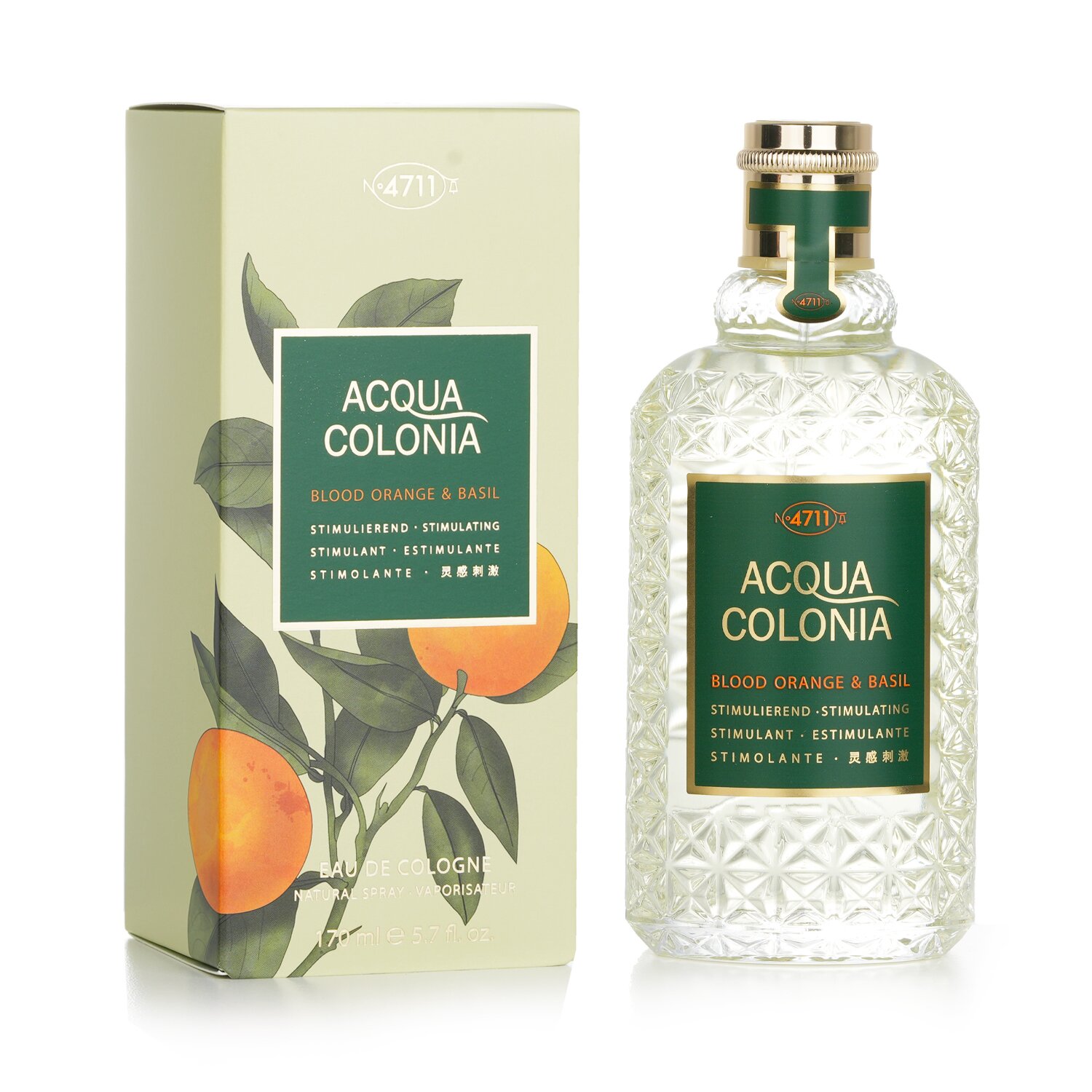 4711 Acqua Colonia Blood Orange & Basil Eau De Cologne Spray 170ml/5.7oz