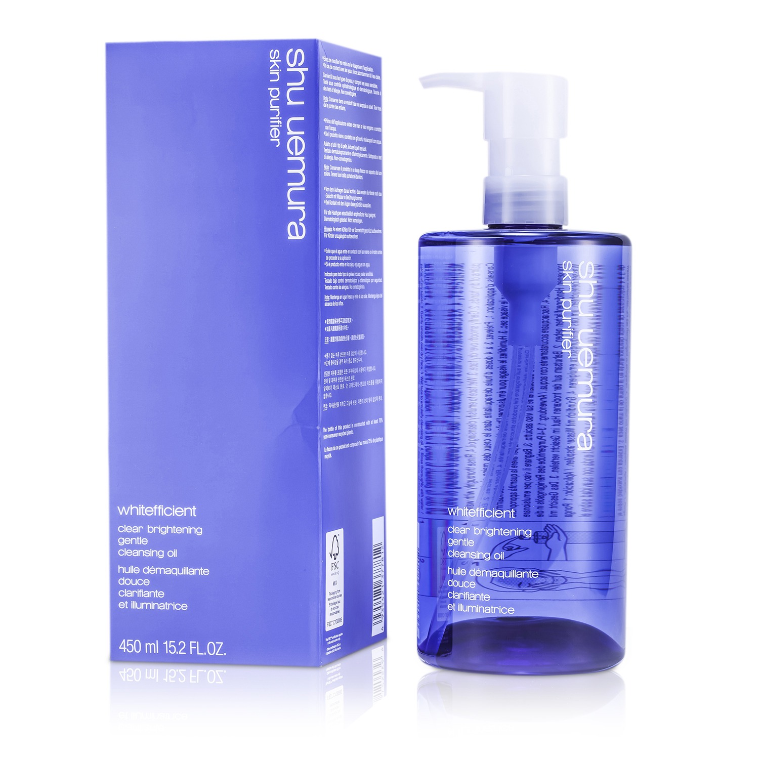 Shu Uemura Whitefficient Clear Brightening Gentle Cleansing Oil 450ml/15.2oz