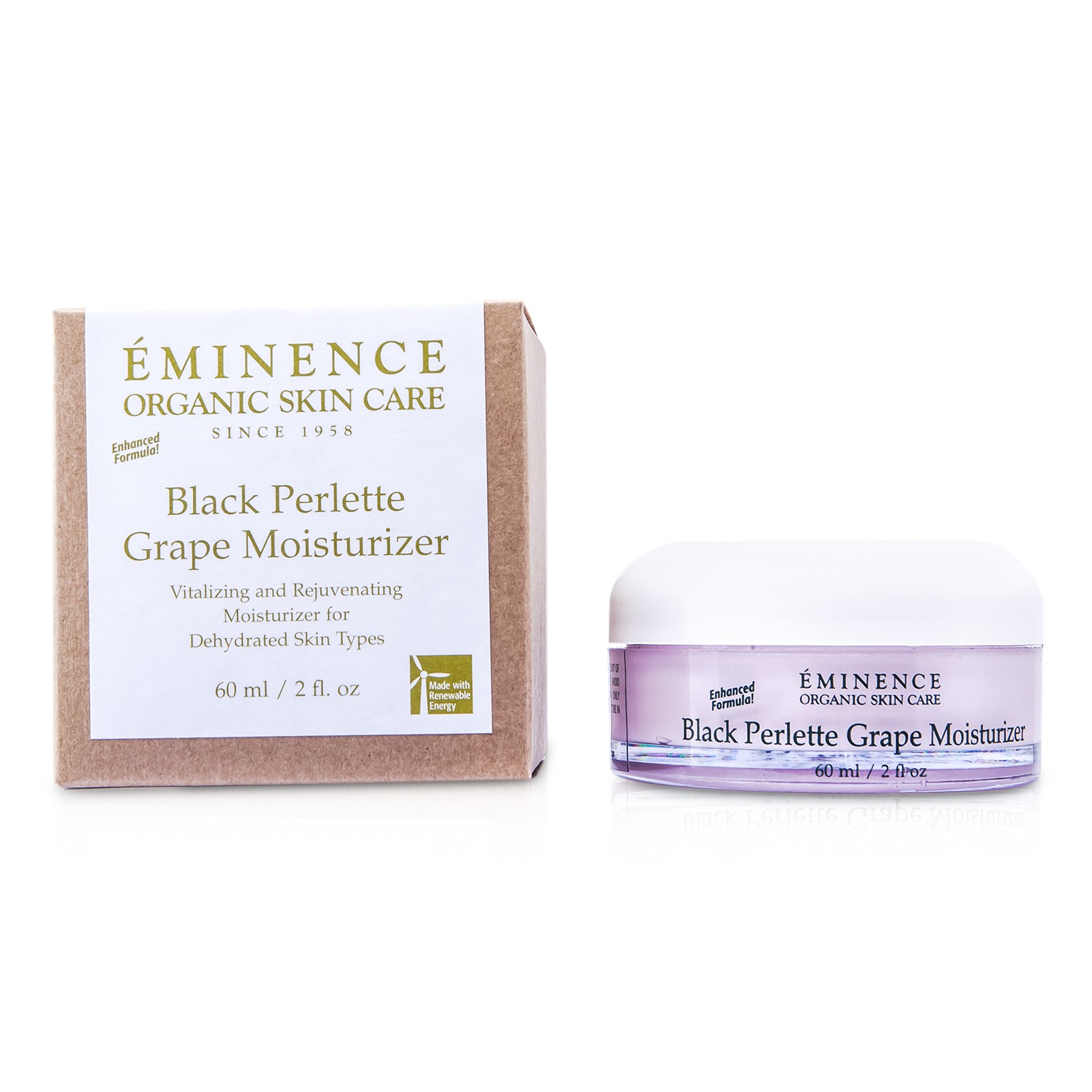 Eminence Nawilżający krem do twarzy do skóry odwodnionej Black Perlette Grape Moisturizer (Dehydrated Skin) 60ml/2oz