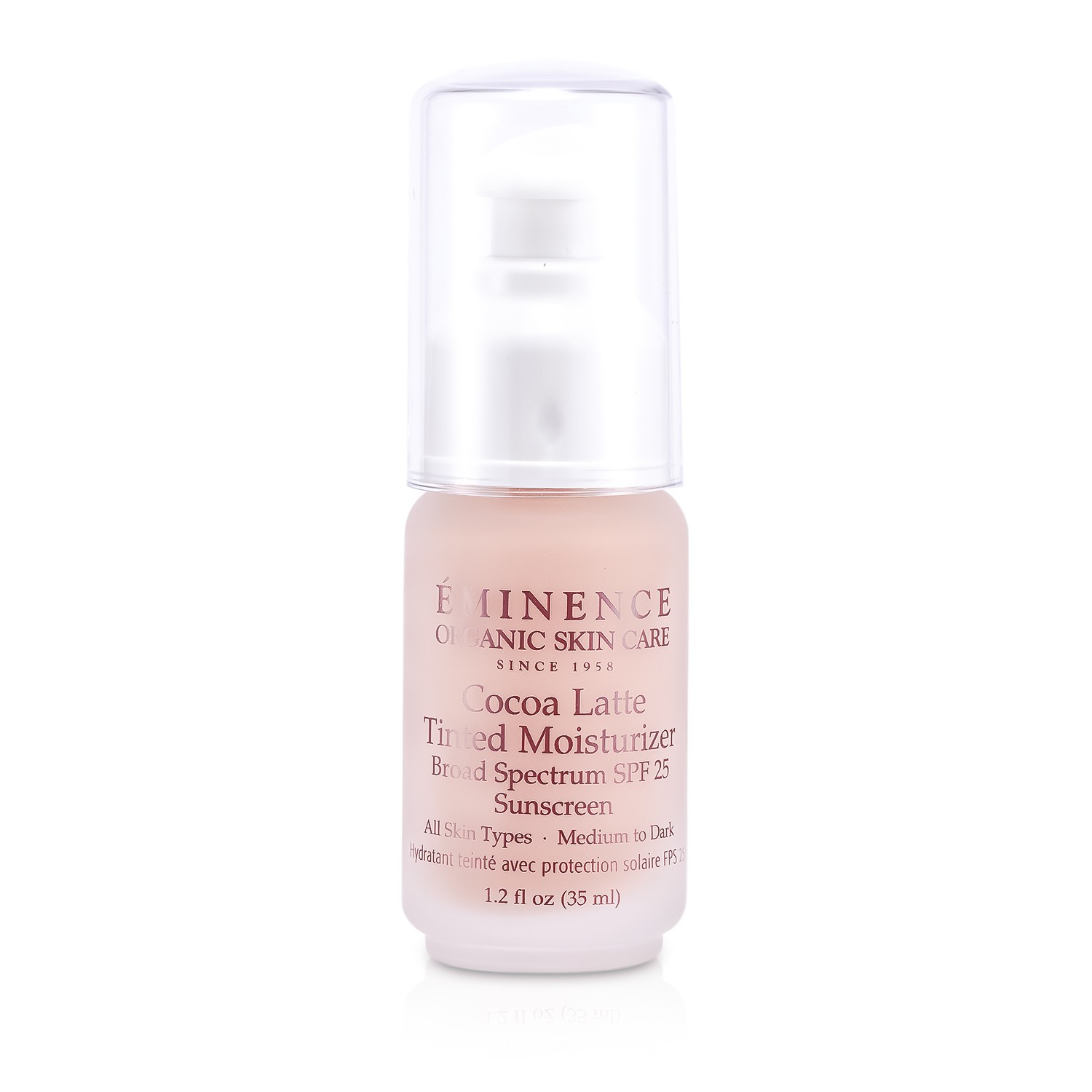 Eminence ทินท์มอยซ์เจอไรเซอร์ Cocoa Latte SPF 25 (Medium To Dark) 35ml/1.2oz