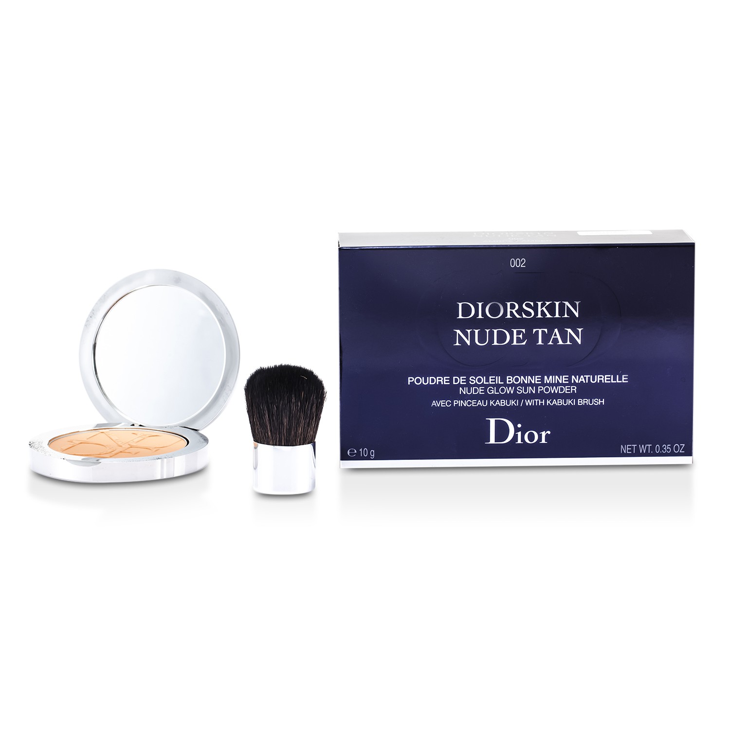 Christian Dior Diorskin Nude Tan Nude Glow Sun Powder (With Kabuki Brush) 10g/0.35oz