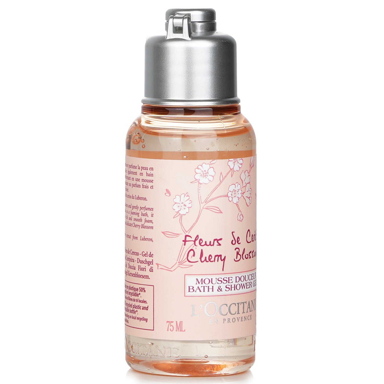 L'Occitane Cherry Blossom Bath & Shower Gel 75ml/2.5oz