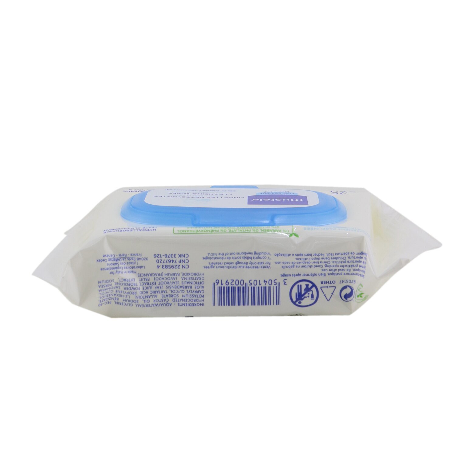 Mustela Facial Cleansing Cloths 25cloths
