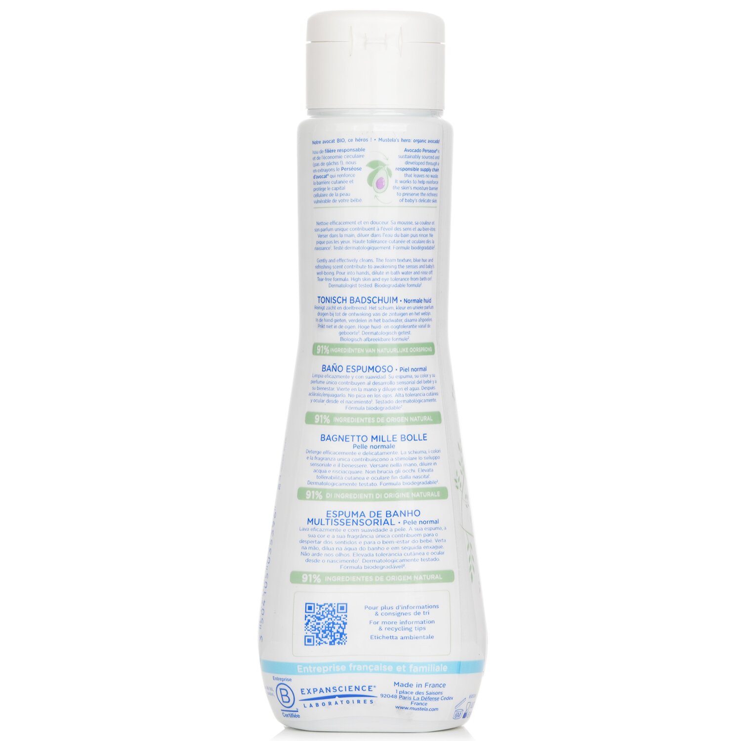 Mustela Multi Sensory Bubble Bath 200ml/6.76oz