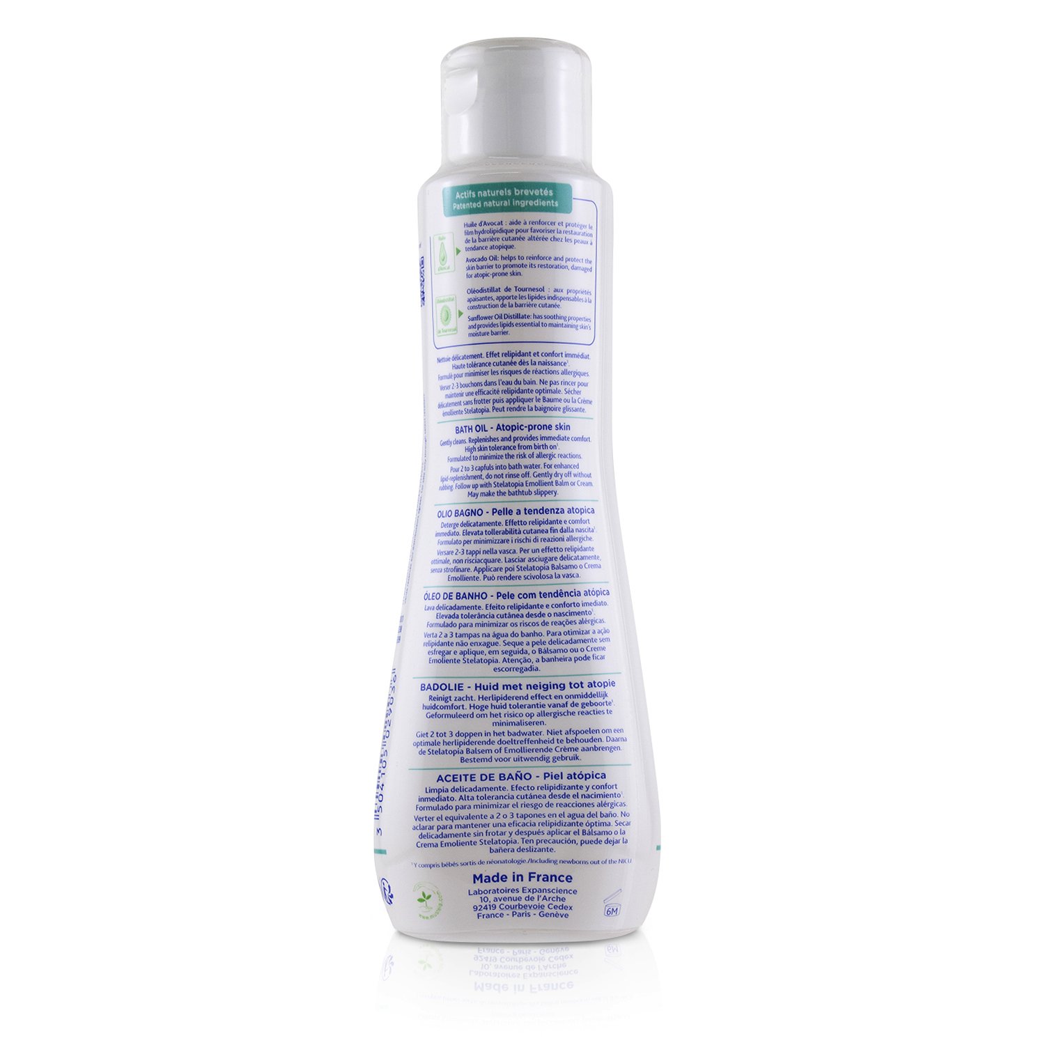 Mustela น้ำมันอาบน้ำผสมน้ำนม Stelatopia 200ml/6.7oz