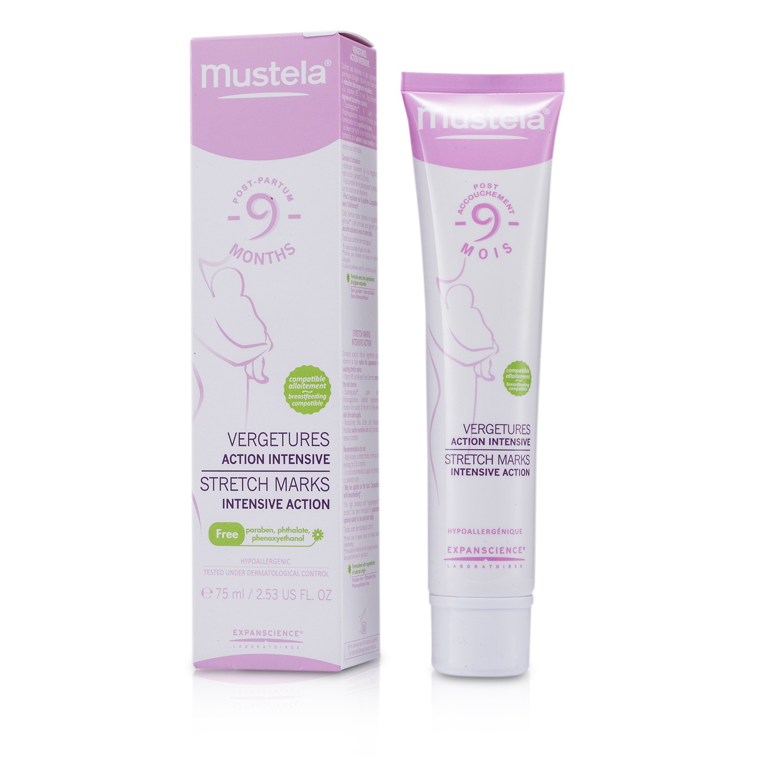 Mustela Грижа с Интензивно Действие против Стрии 75ml/2.53oz