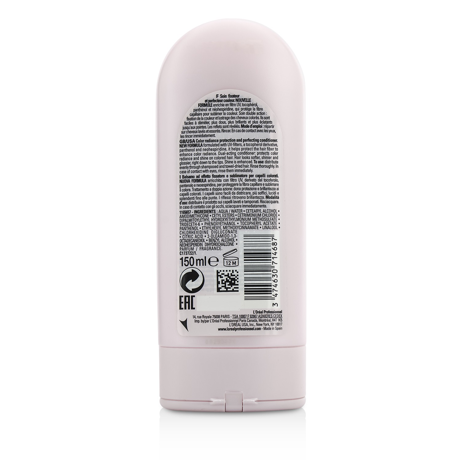 L'Oreal Professionnel Expert Serie - Vitamino Color A.OX Color Radiance Protection+ Perfecting Conditioner - Rinse Out 150ml/5oz