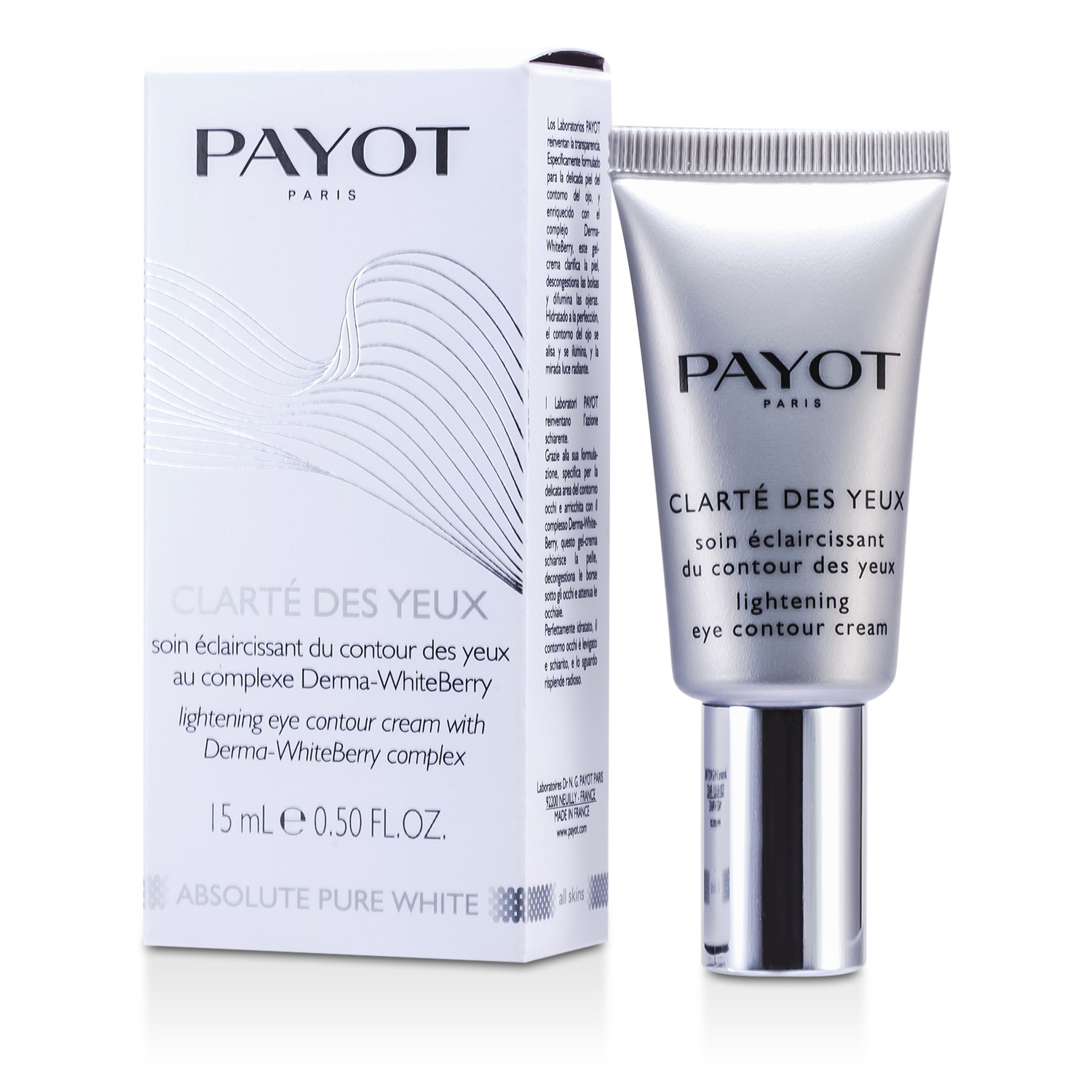Payot Absolute Pure White Clarte Des Yeux mencerahkan mata Kontur Krim 15ml/0.5oz
