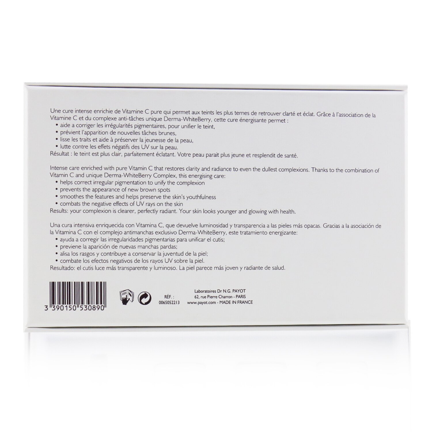 Payot Absolute Pure White Intense Multivitamin Radiance Serum 3x10ml/0.34oz
