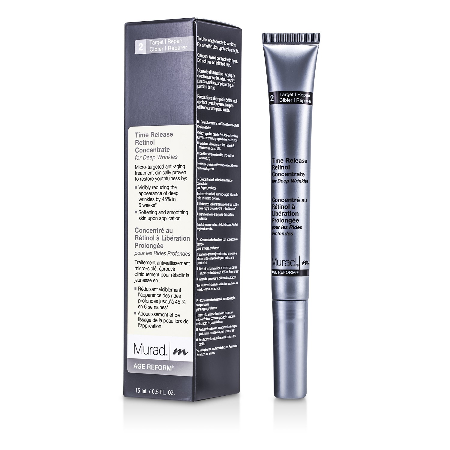 Murad Time Release Retinol Concentrate For Deep Wrinkles 15ml/0.5oz
