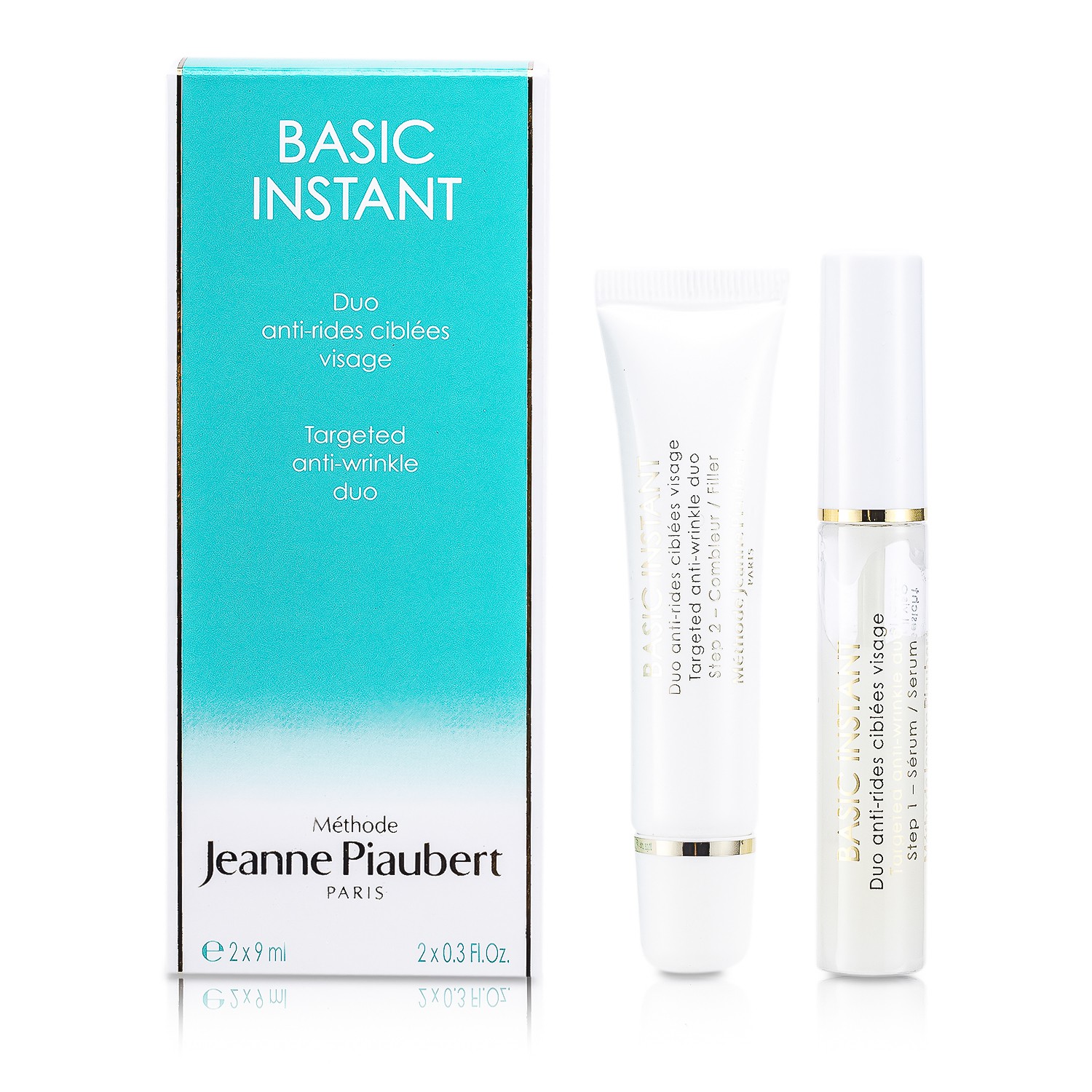 Methode Jeanne Piaubert Basic Instant Точечное Средство Дуо против Морщин (для Лица) 2x9ml/0.3oz