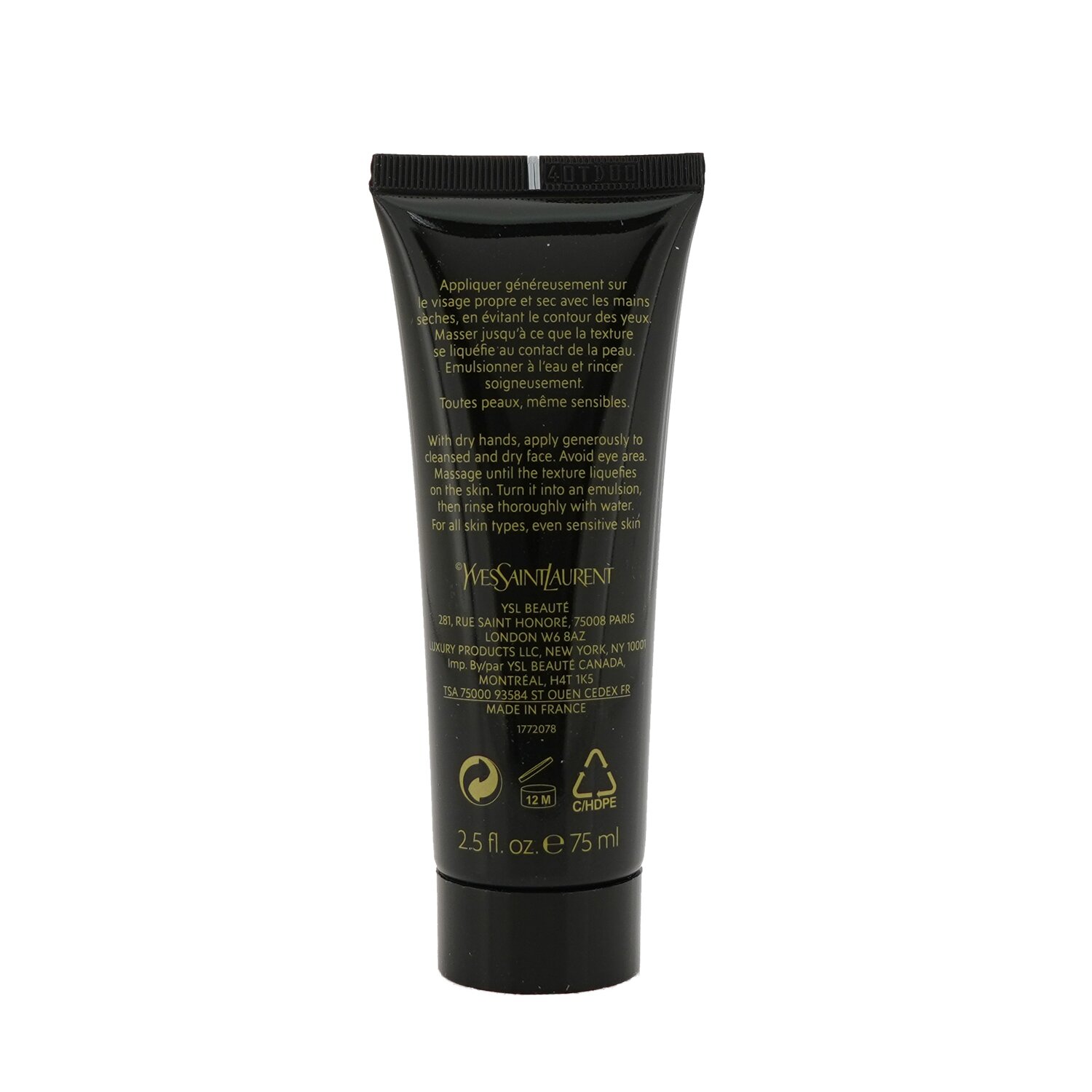 Yves Saint Laurent Přírodní peeling bez granulí Top Secrets Natural Action Granule-Free Exfoliator 00586 (krabička mírně poškozena) 75ml/2.5oz