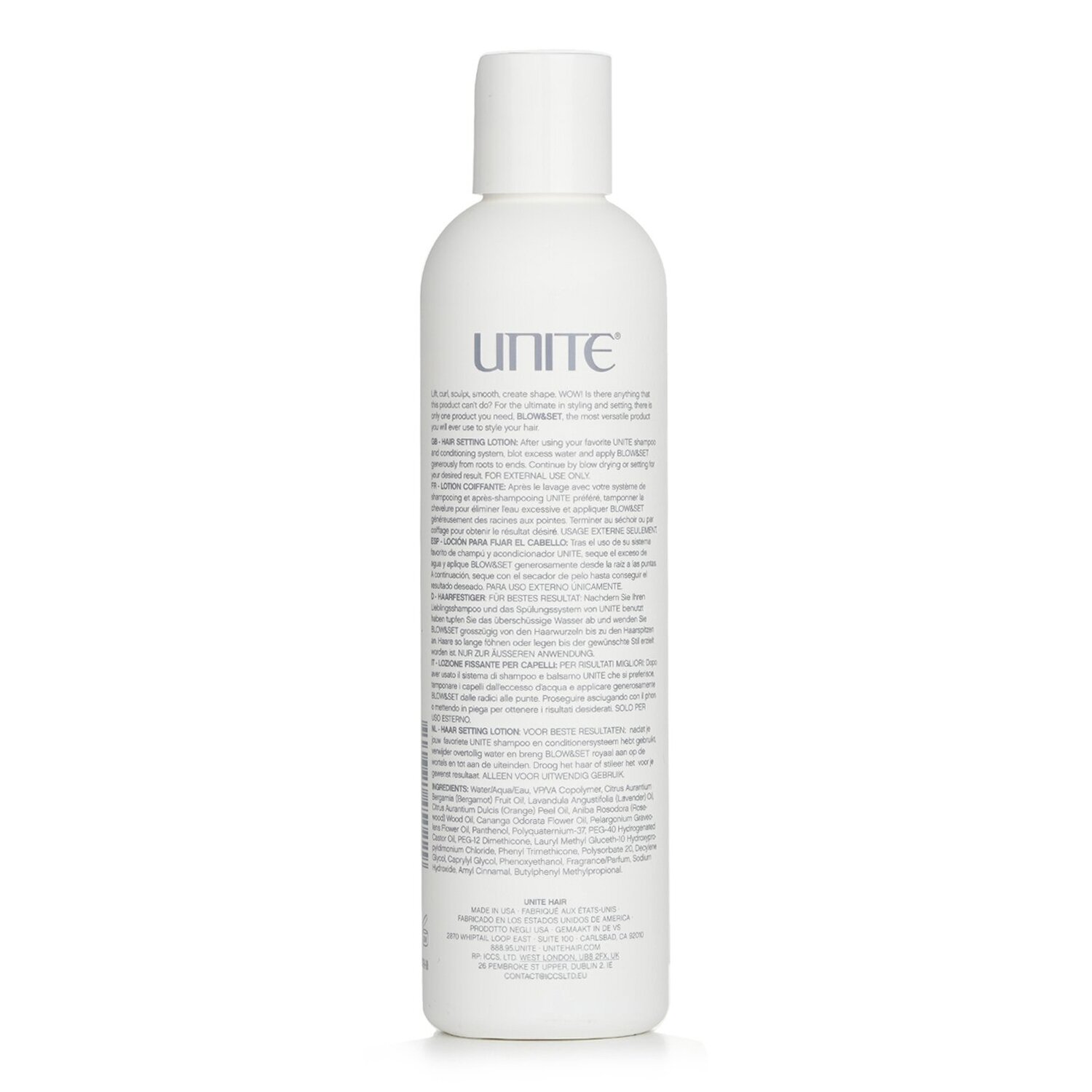Unite Blow & Set Lotion (Sculpting) 236ml/8oz