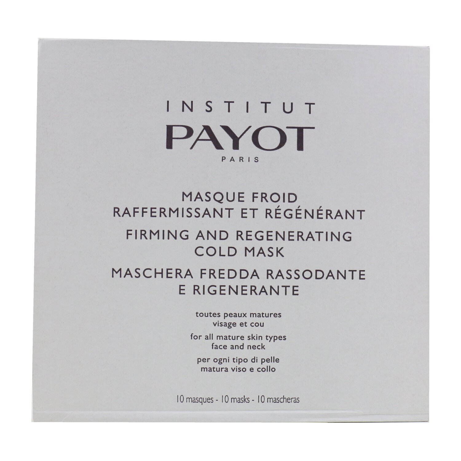 Payot Ujędrniająca i regenerująca maseczka do twarzy Firming And Regenerating Cold Mask 10 sztuk
