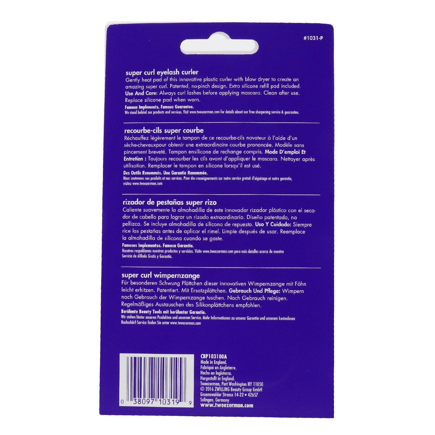 Tweezerman Professional Super Curl Eyelash Curler Picture Color