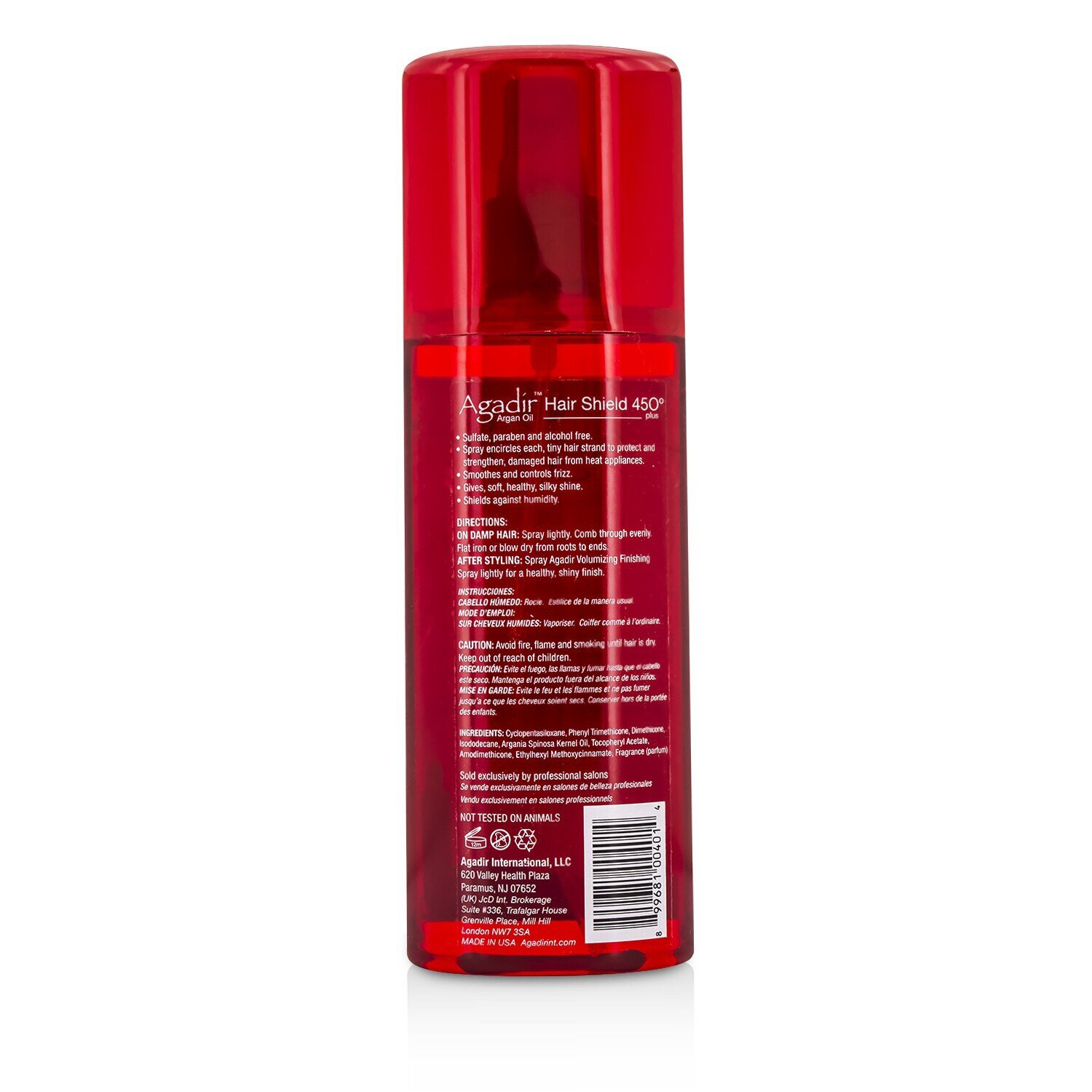 Agadir Argan Oil Hair Shield 450 Plus Spray Treatment (For All Hair Types) 200ml/6.7oz