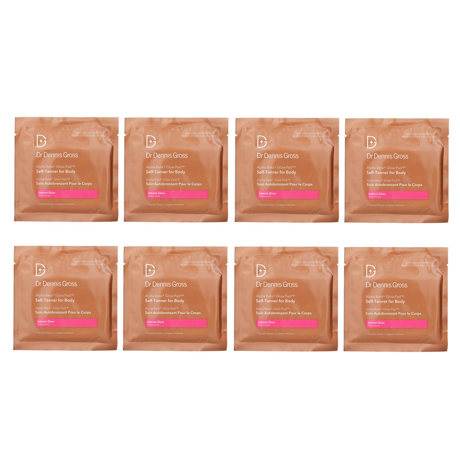 Dr Dennis Gross Alpha Beta Glow Pad for Body 8 Towelettes