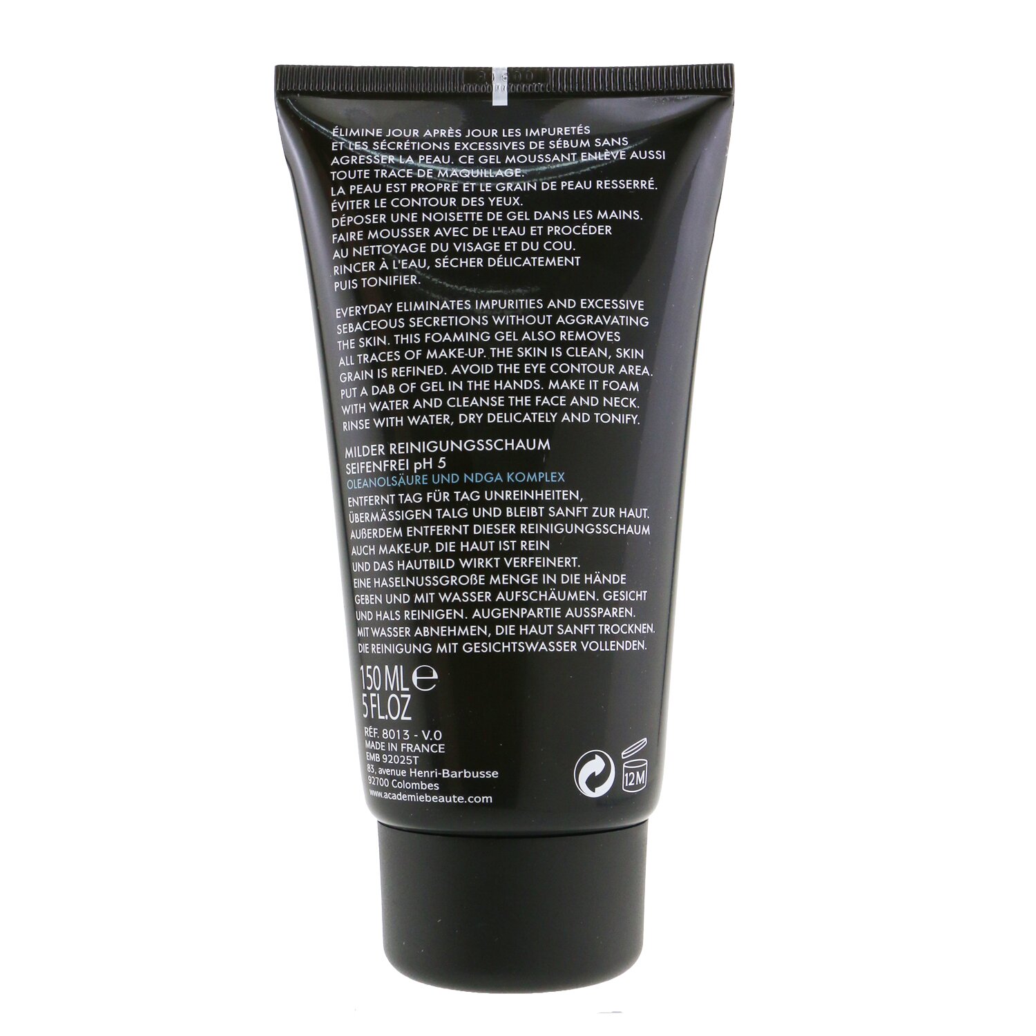 Academie Derm Acte Lett Såpefri Skumgele pH5 150ml/5oz