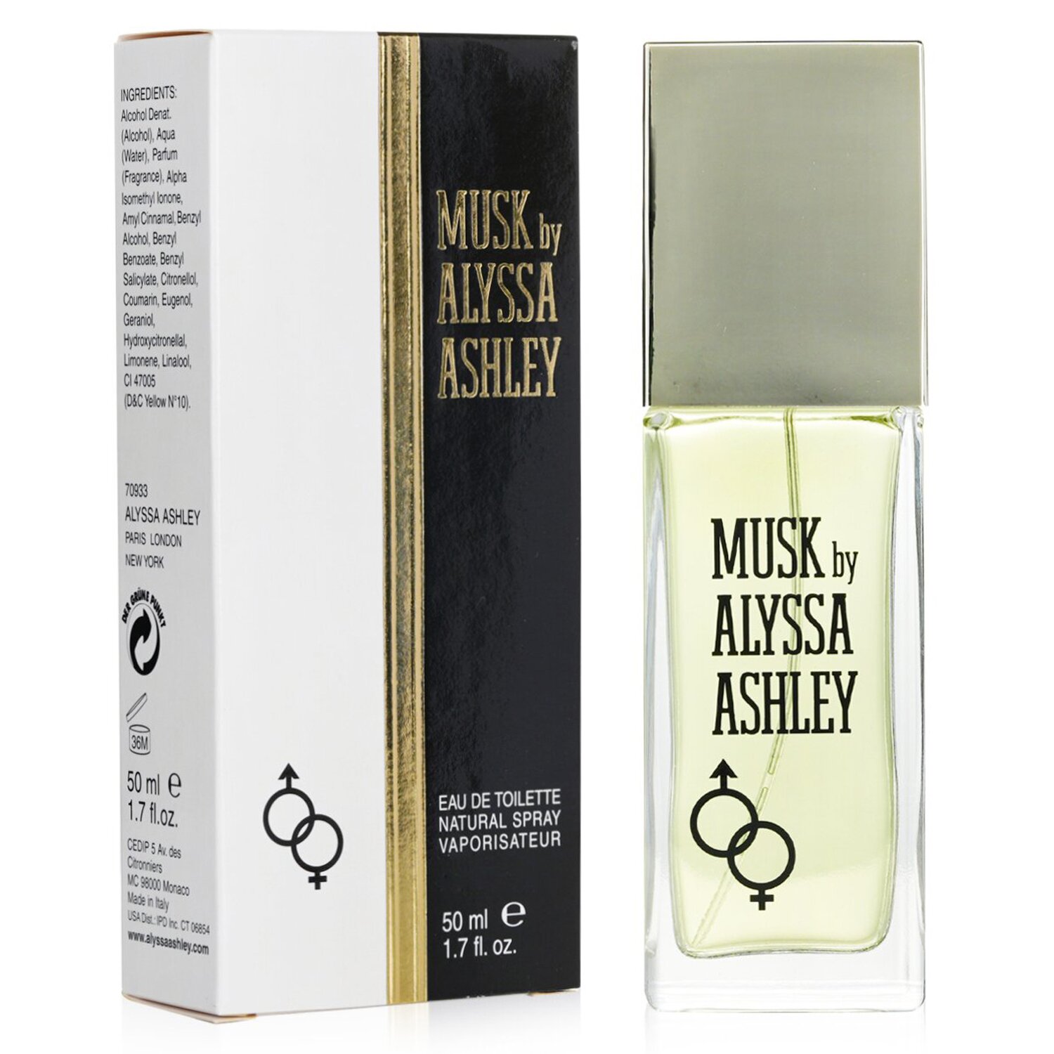 Alyssa Ashley Musk Eau De Toilette Spray 50ml/1.7oz