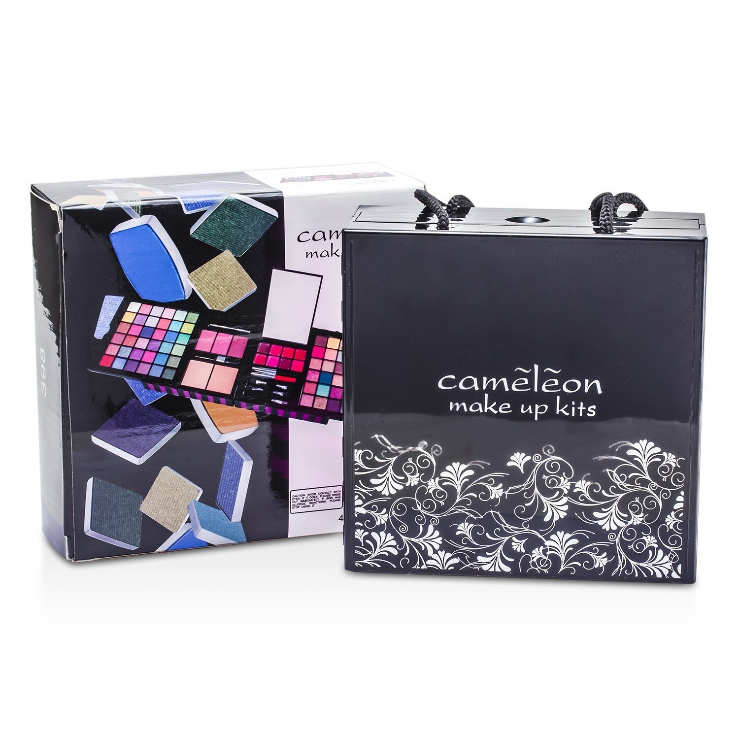 Cameleon MakeUp Kit 398: (72x oční stíny, 2x pudr, 3x tvářenka, 8x lesk na rty, 1x mini řasenka, 6x aplikátor) Picture Color