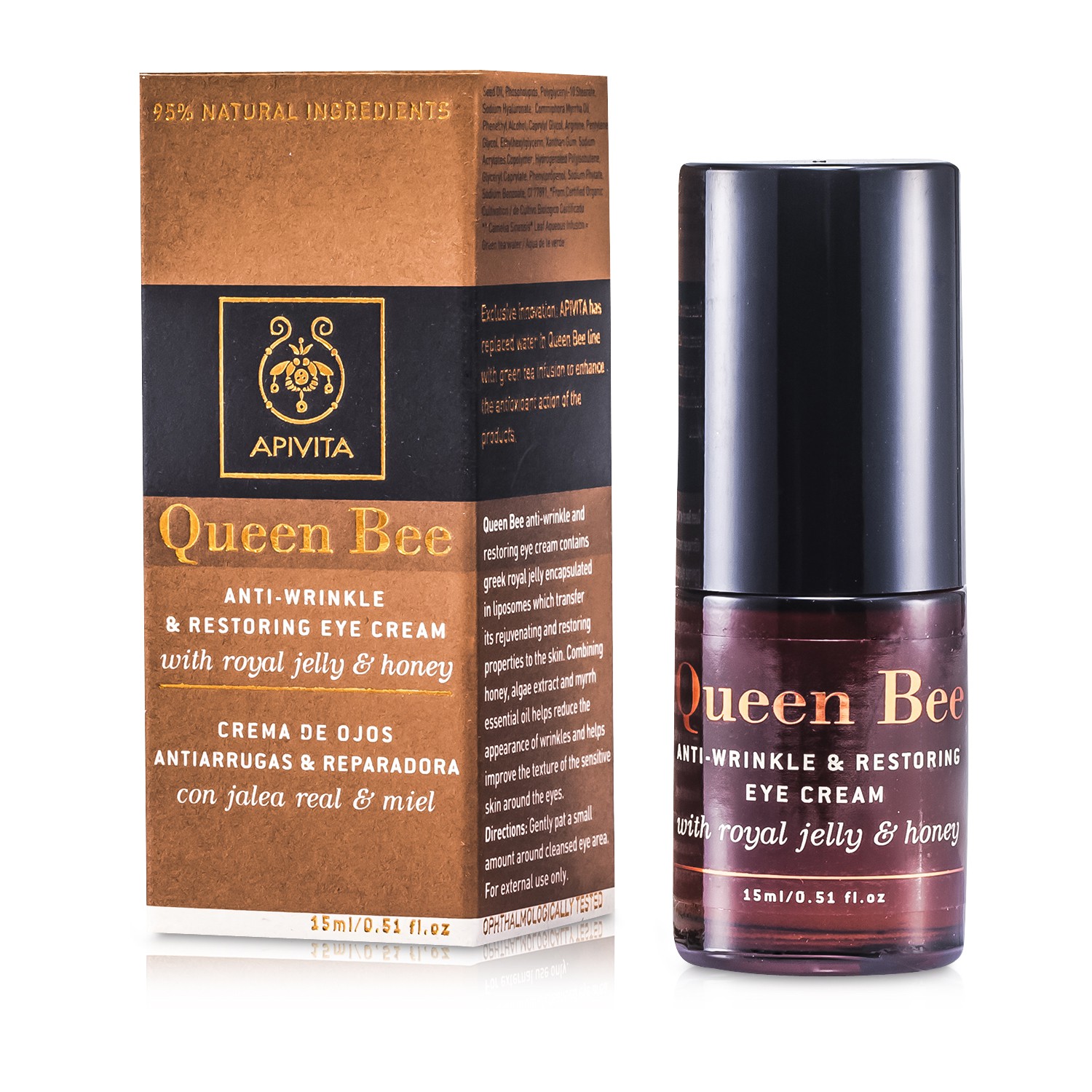 Apivita Queen Bee Anti-Wrinkle & Restoring Eye Cream 15ml/0.51oz