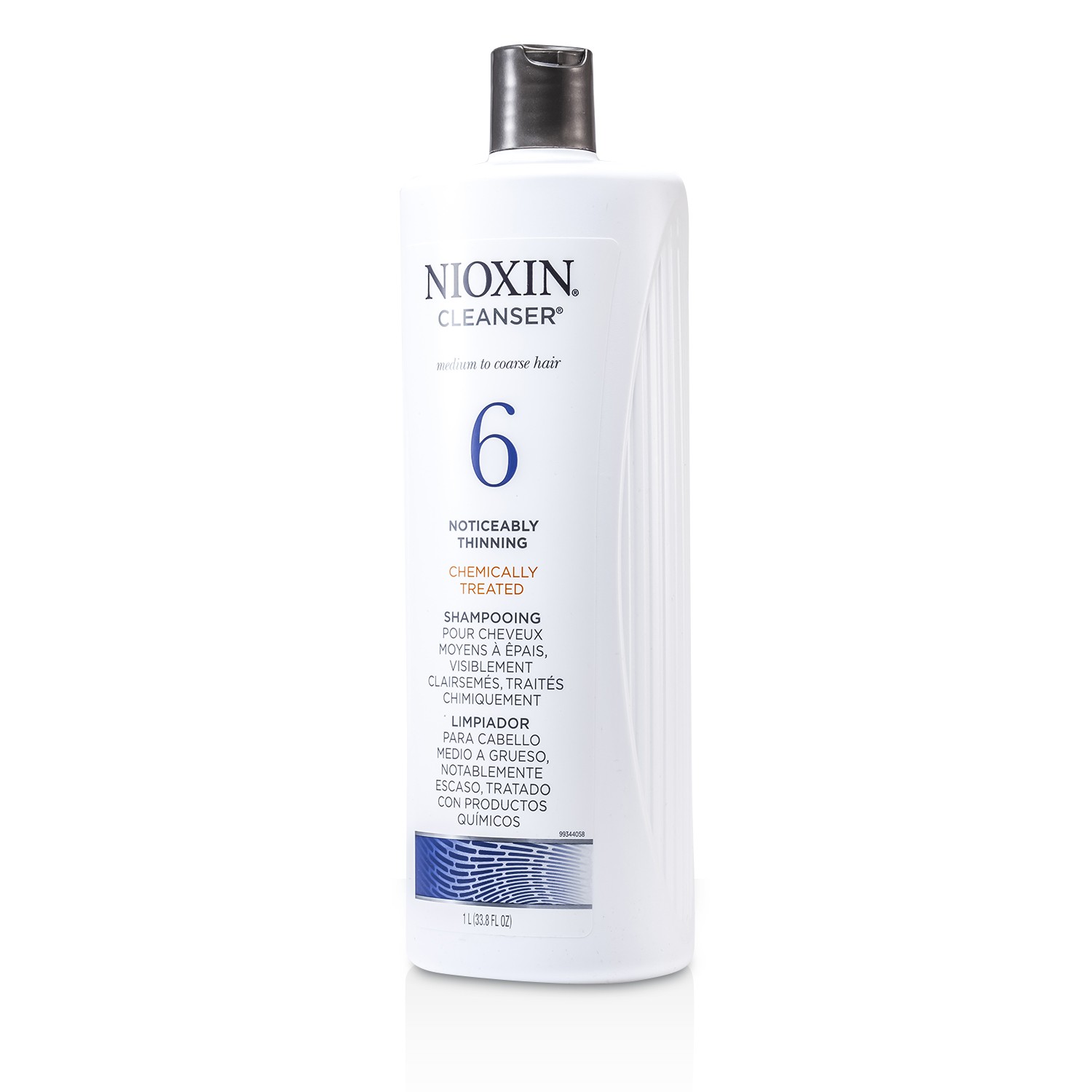 Nioxin Sistem 6 Təmizləyici Ortadan Kobud Saçlara, Kimyəvi Zədələnmiş, Çox Seyrəlmiş Saçlara 1000ml/33.8oz