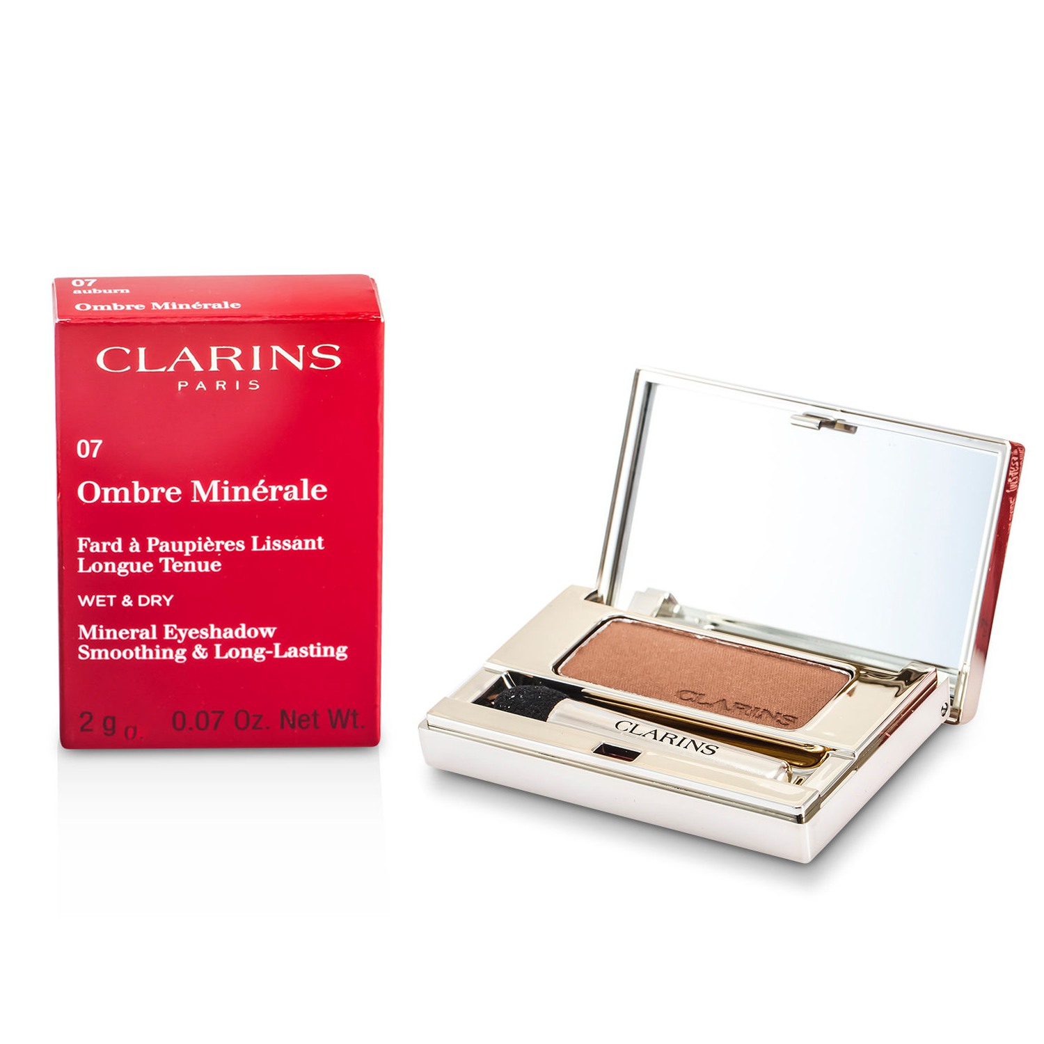 Clarins Омбре Минерале Разглаживающие и Стойкие Минеральные Тени для Век 2g/0.07oz