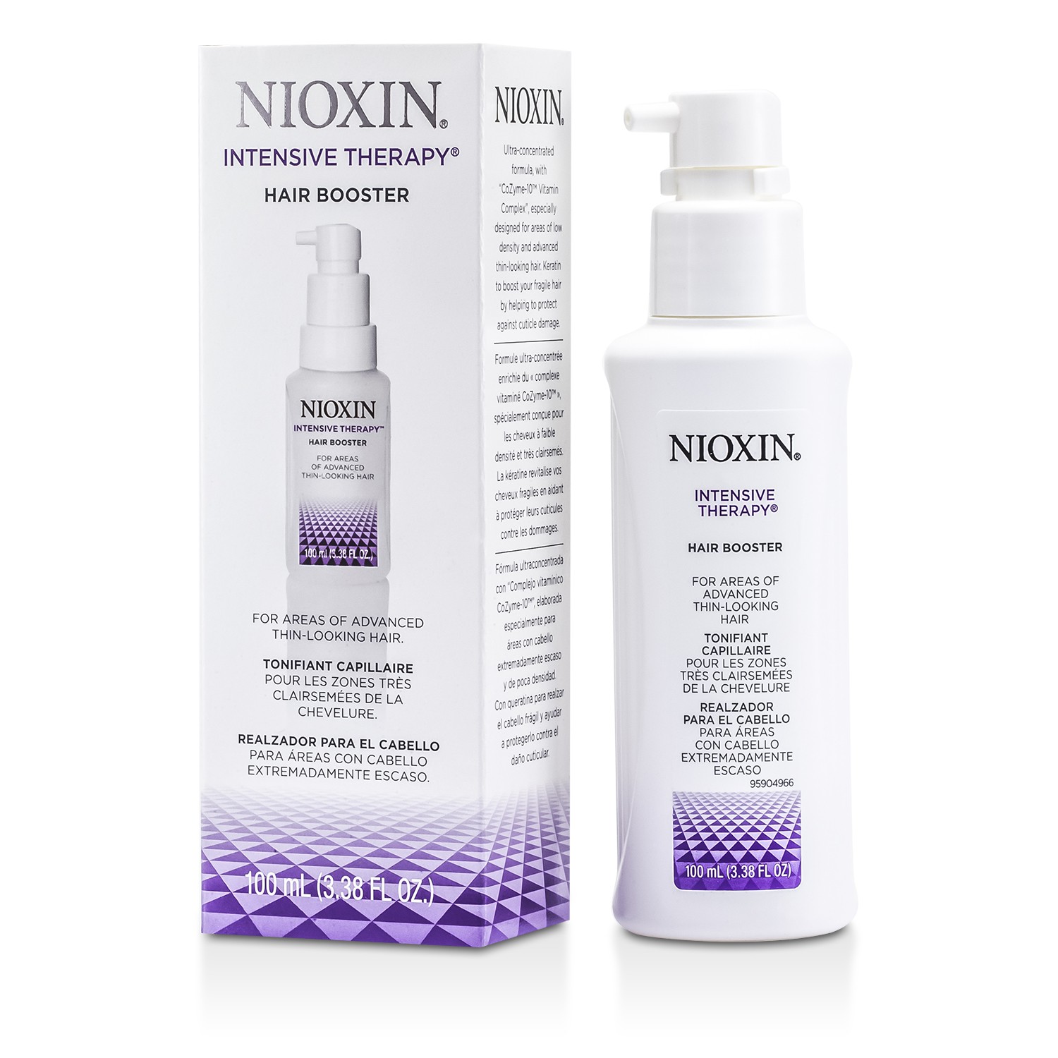 Nioxin Intensive Therapy Hair Booster (For Areas of advanced Thin-Looking Hair) 100ml/3.38oz