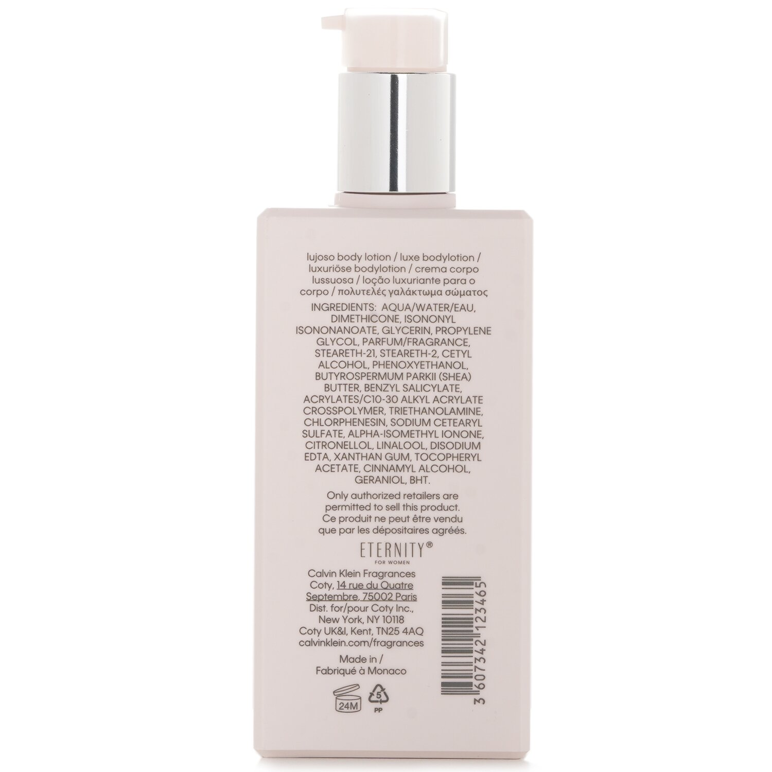 Calvin Klein Eternity Luxurious Body Lotion (Unboxed) 200ml/6.7oz