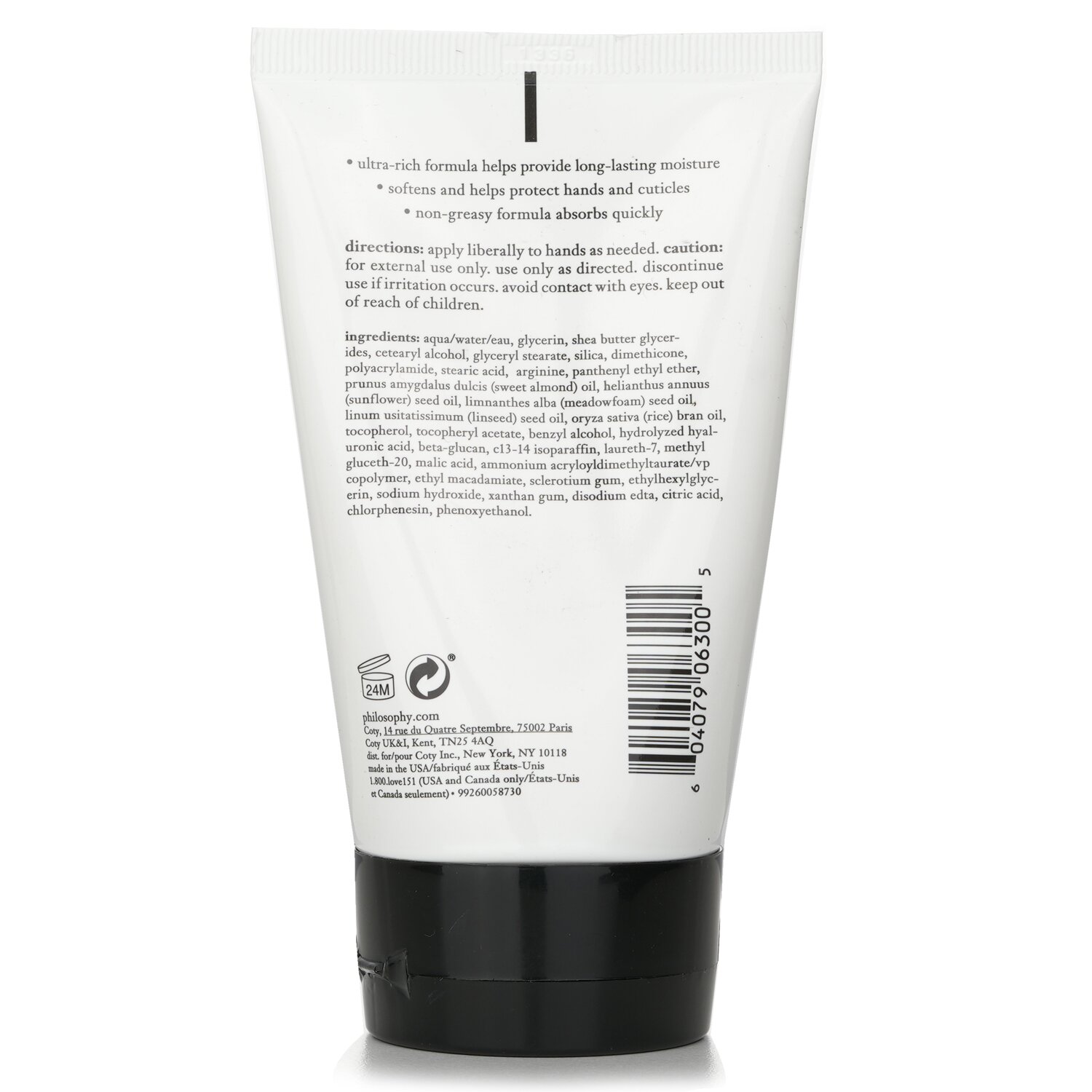 Philosophy Hands Of Hope Hand & Cuticle Cream 120ml/4oz