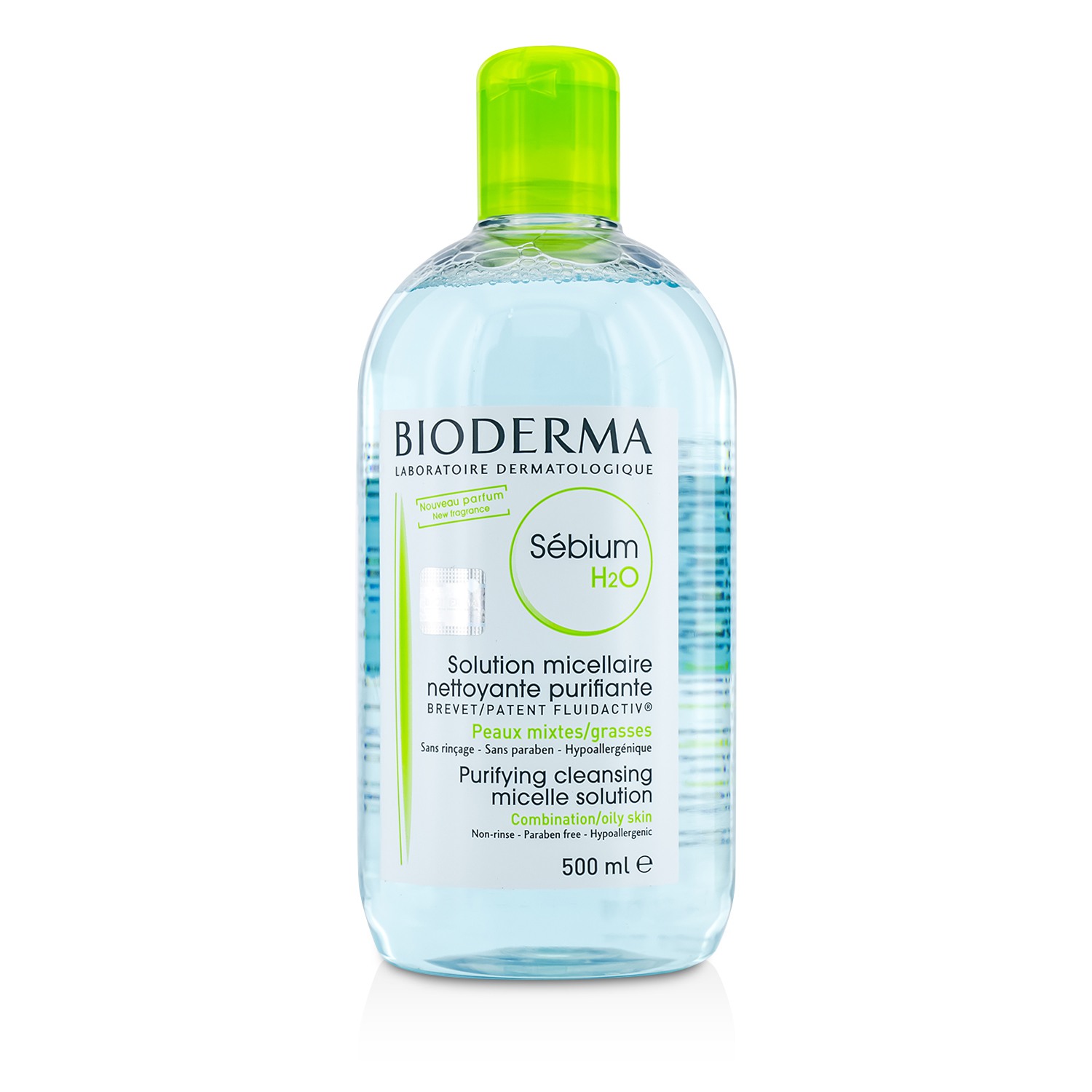 Bioderma Sebium H2O Solución Purificadora Limpiadora Purificante (Para Piel Mixta y Grasa) 500ml/16.7oz
