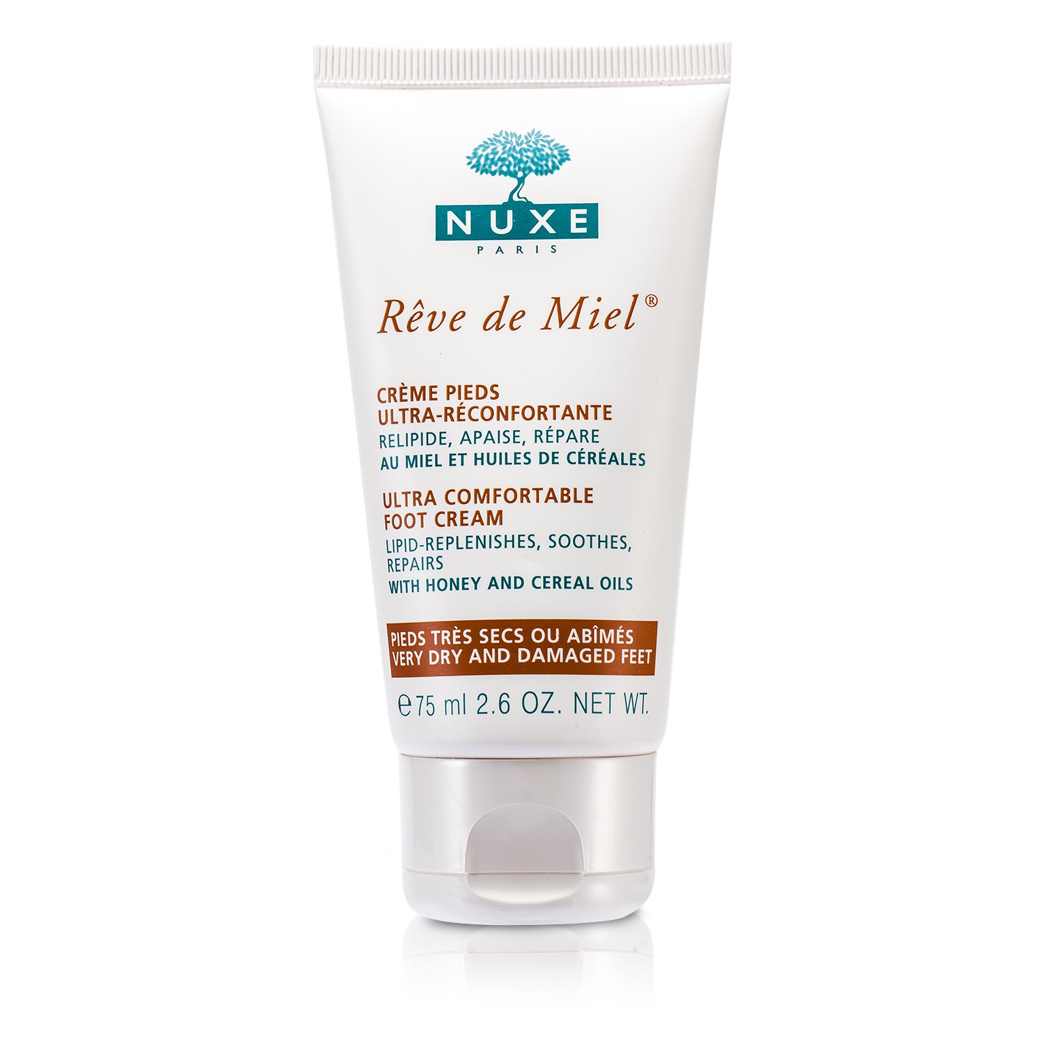 Nuxe Reve De Miel Ultra Comfortable קרם רגליים (לרגליים יבשות ופגומות) 75ml/2.6oz
