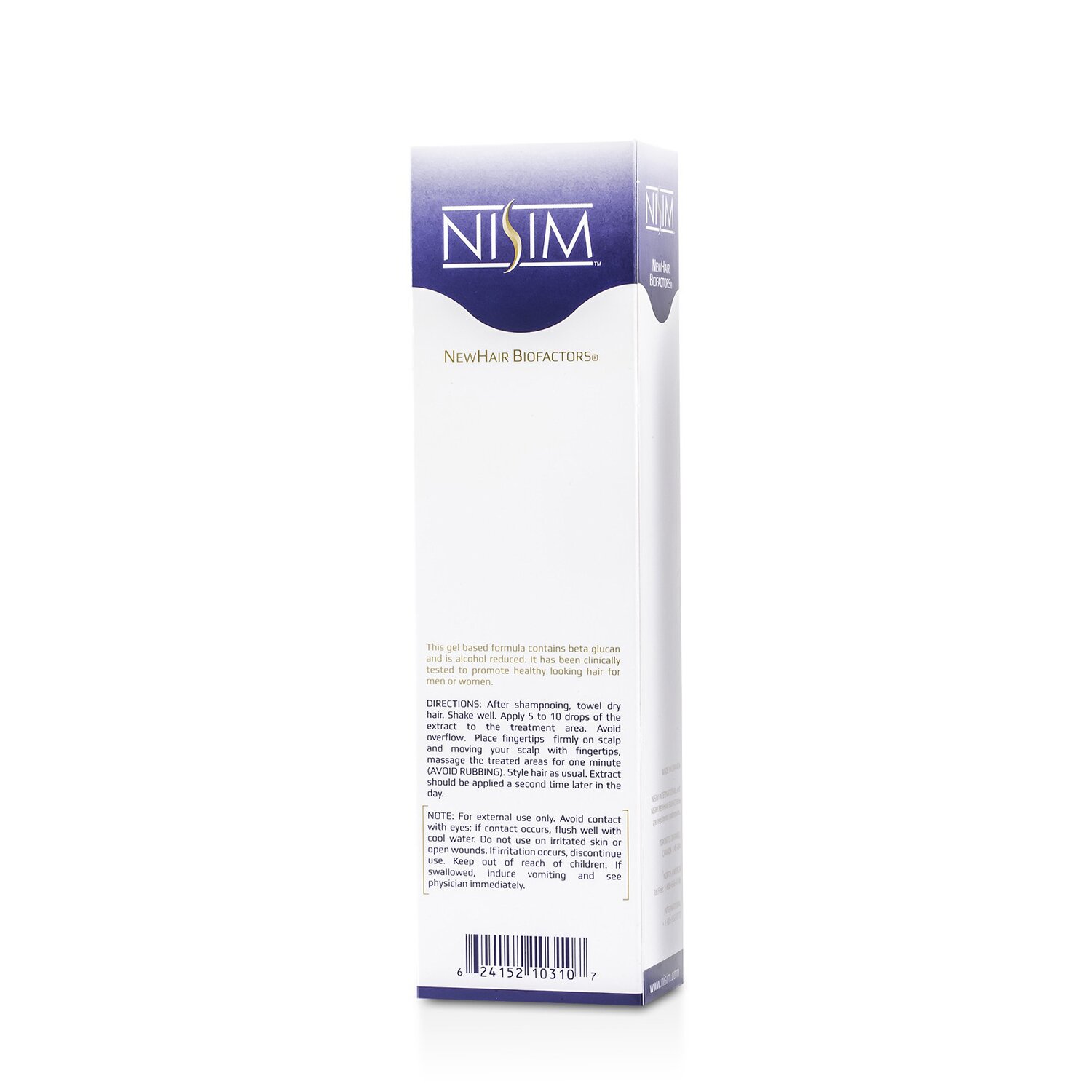Nisim NewHair Biofactors Hair and Scalp Extract with AnaGain 240ml/8oz